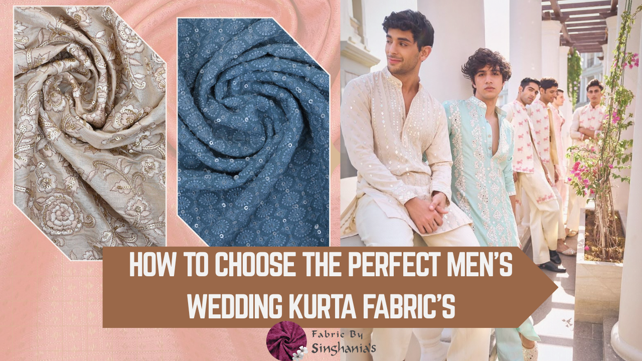 Men’s Wedding Kurtas Fabrics