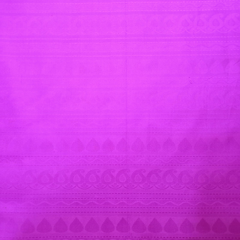 Bright Gulabi Pink Woven Silk Jamawar Fabric