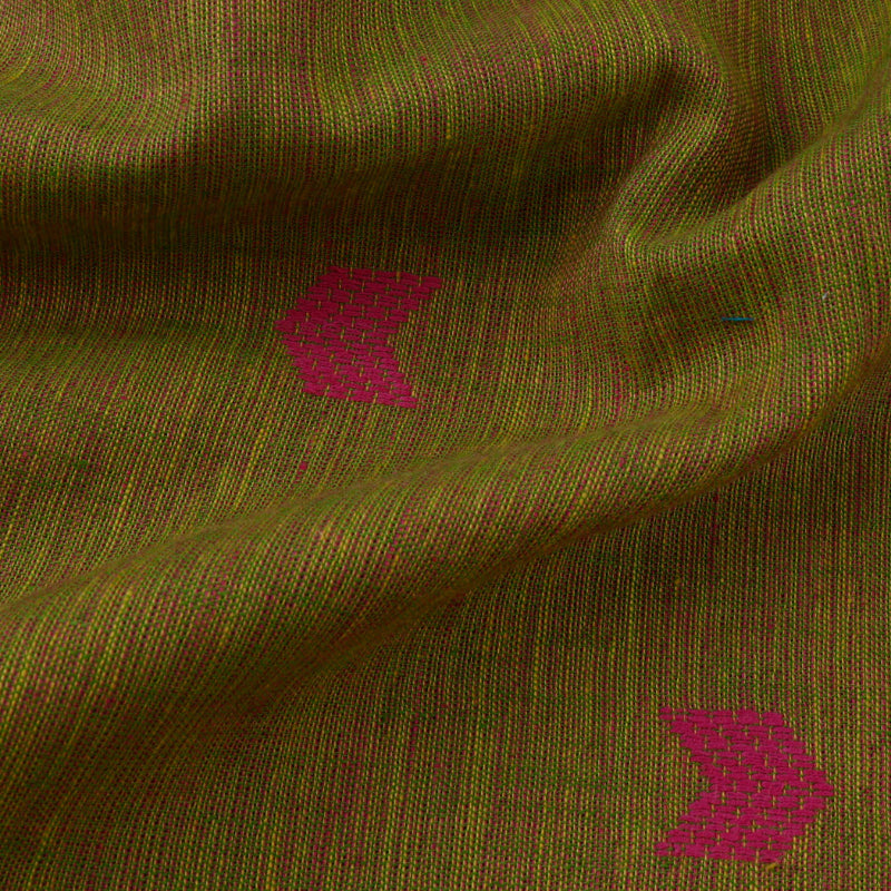 Mehendi Green Cotton Fabric
