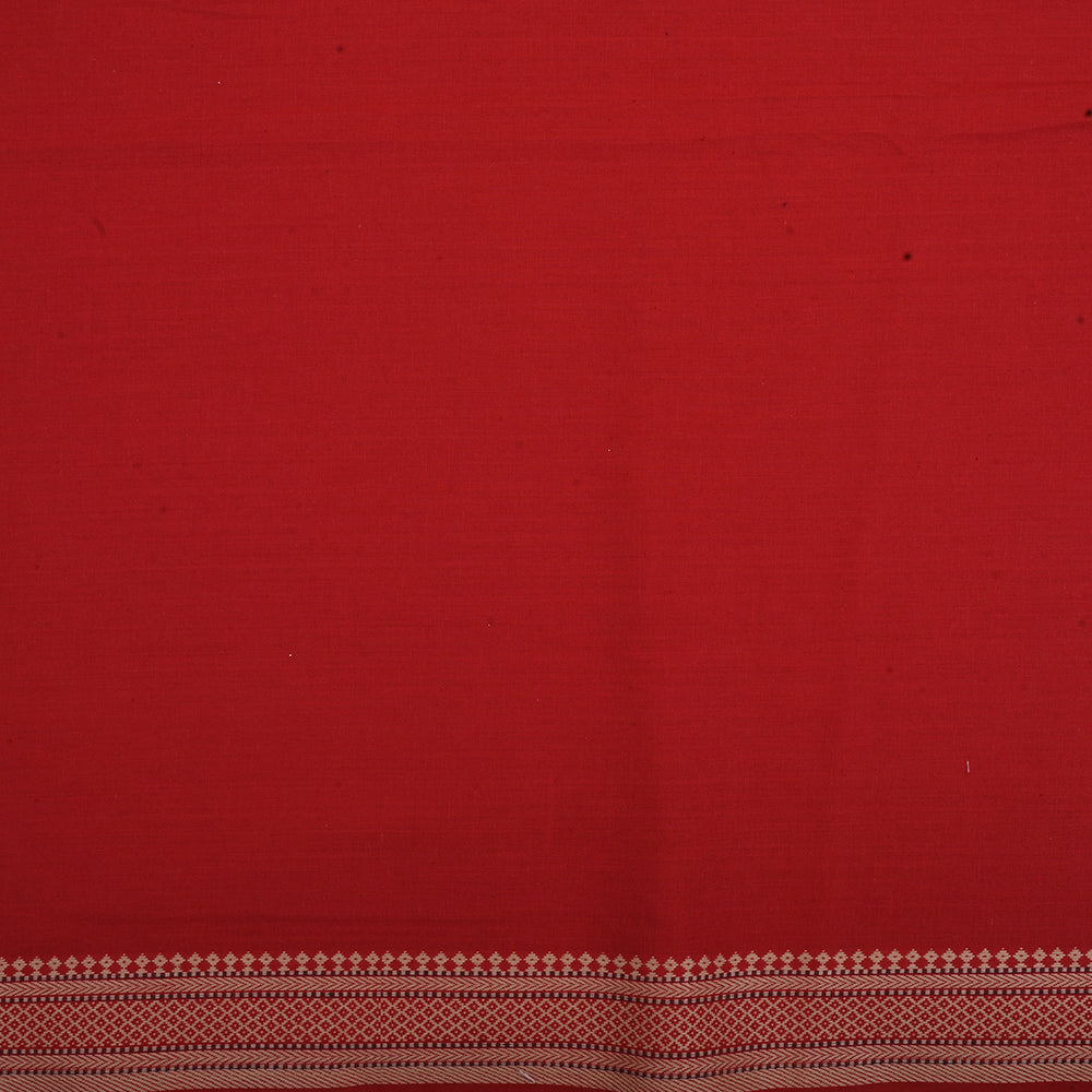 Carmine Red Cotton Fabric