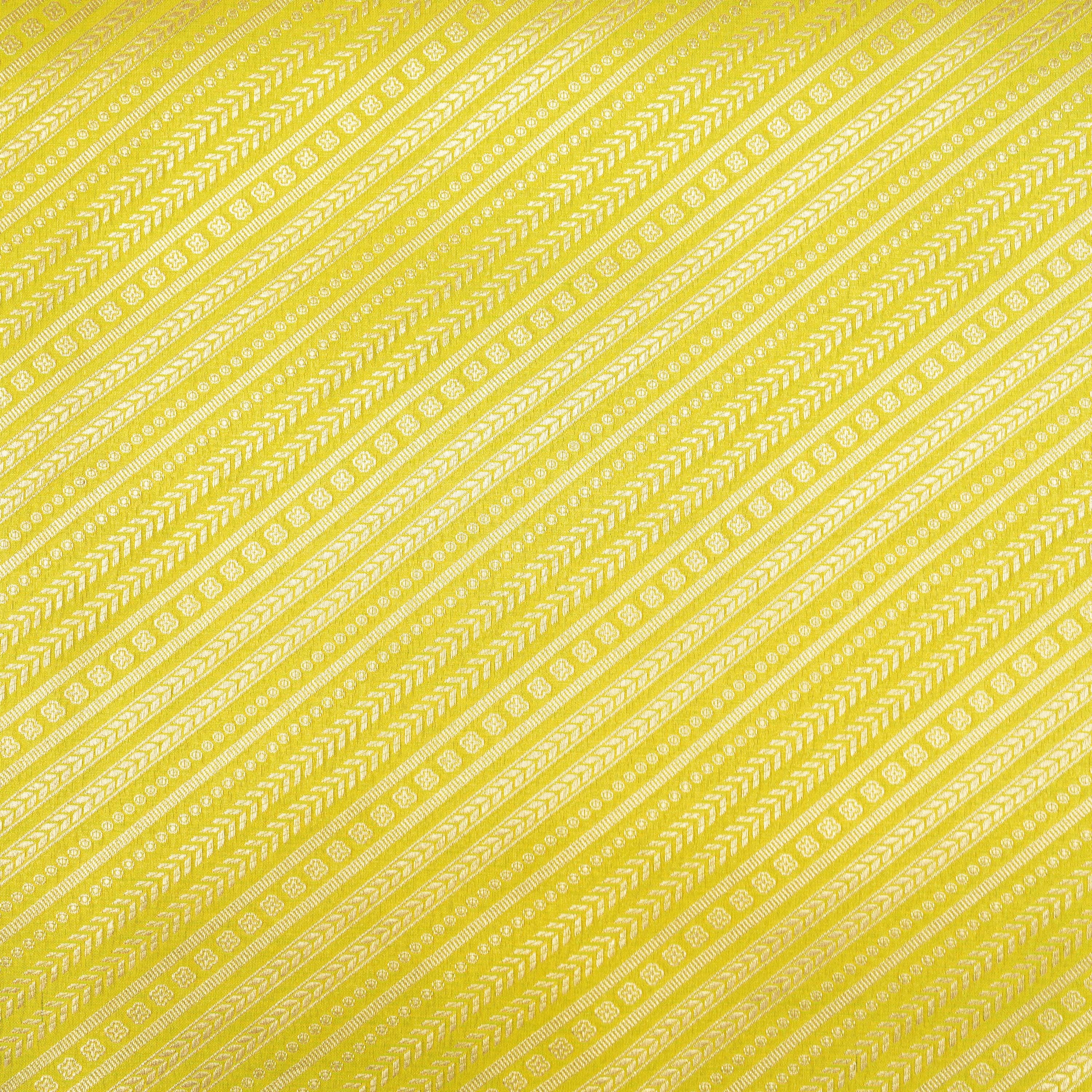 Apple Green Diagonal Embroidered Silk Fabric