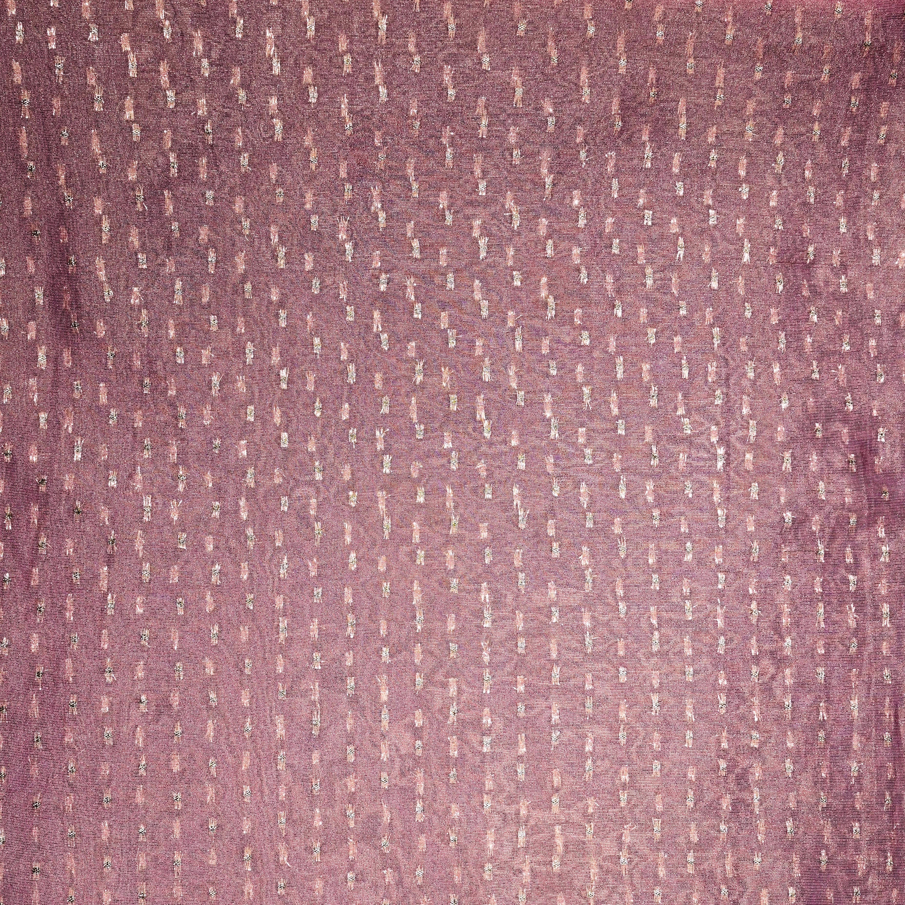 Dusty Pink Banaras Fabric