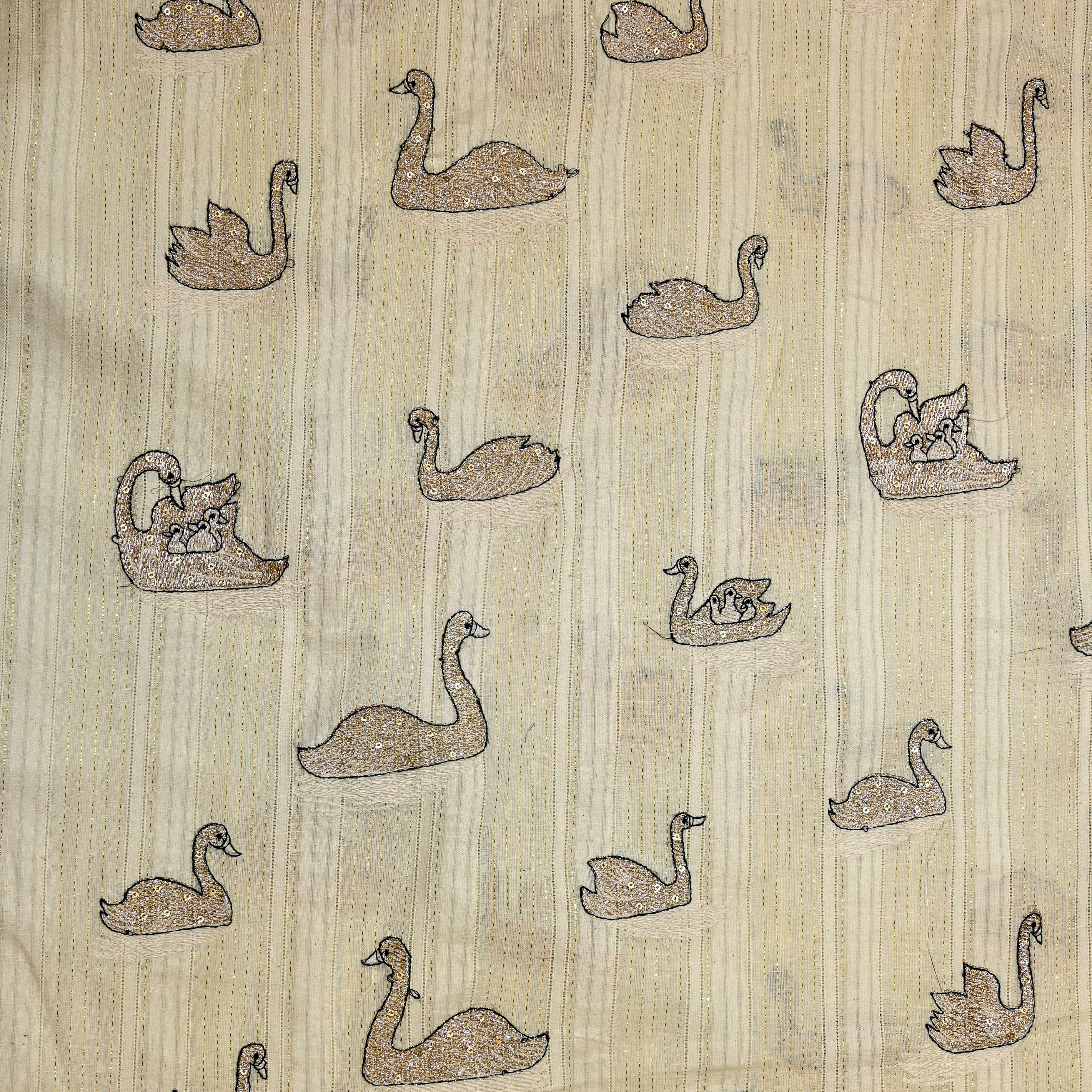 Off- White Cotton Fabric