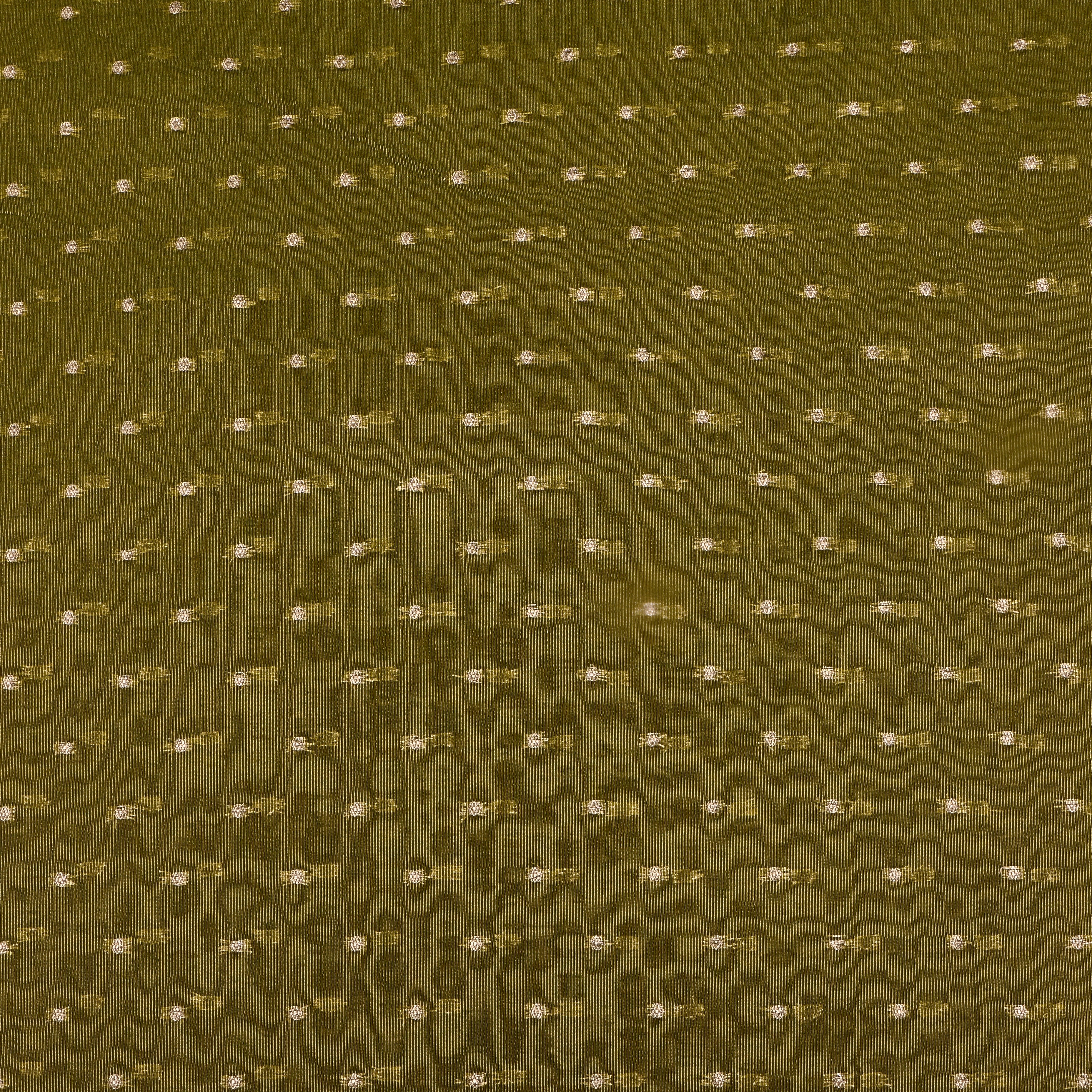 Mehandi Green Banaras Fabric