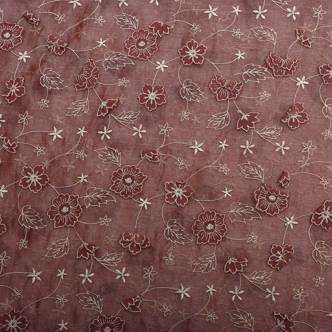 Chili Oil Tissue Patchwork Fabric