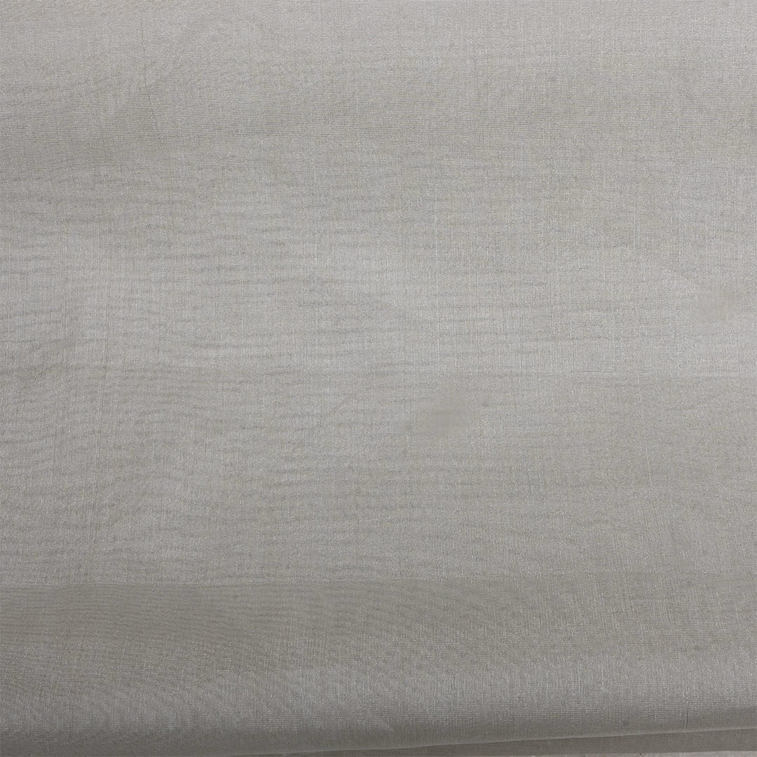 Silver Tissue Solid Fabric