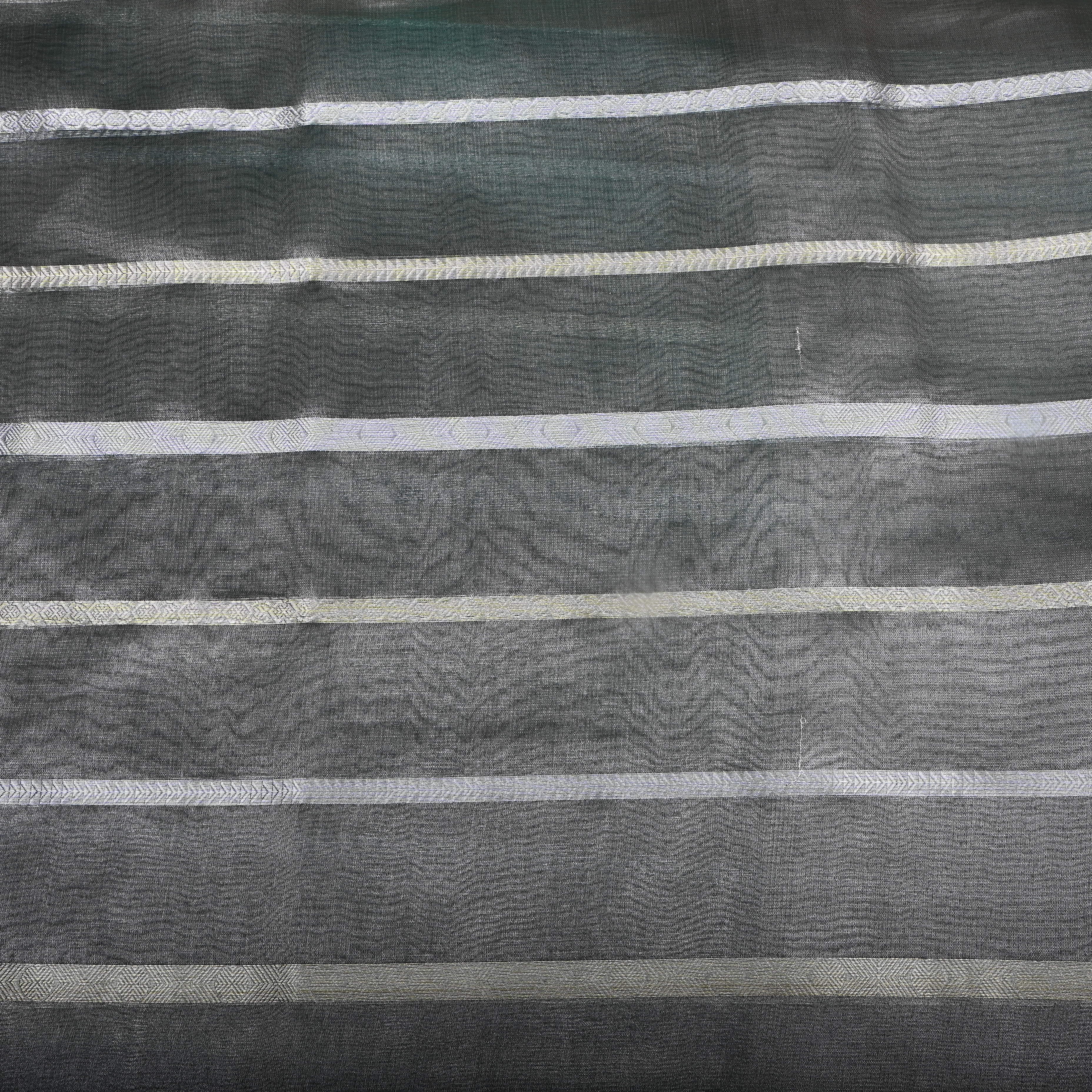 Ash Grey Zari Woven Tissue Fabric