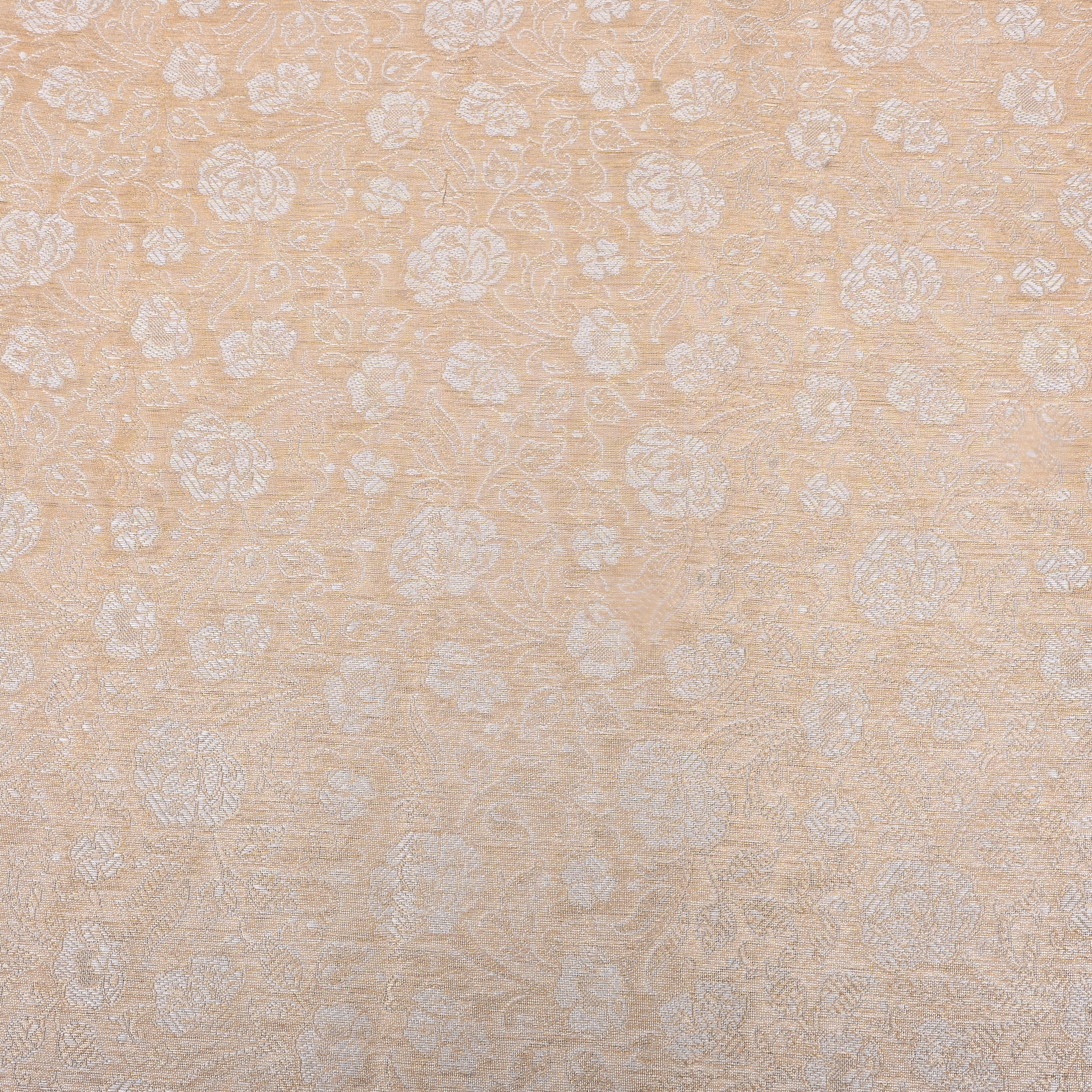 Ancient Gold Zari Weave Tissue Fabric