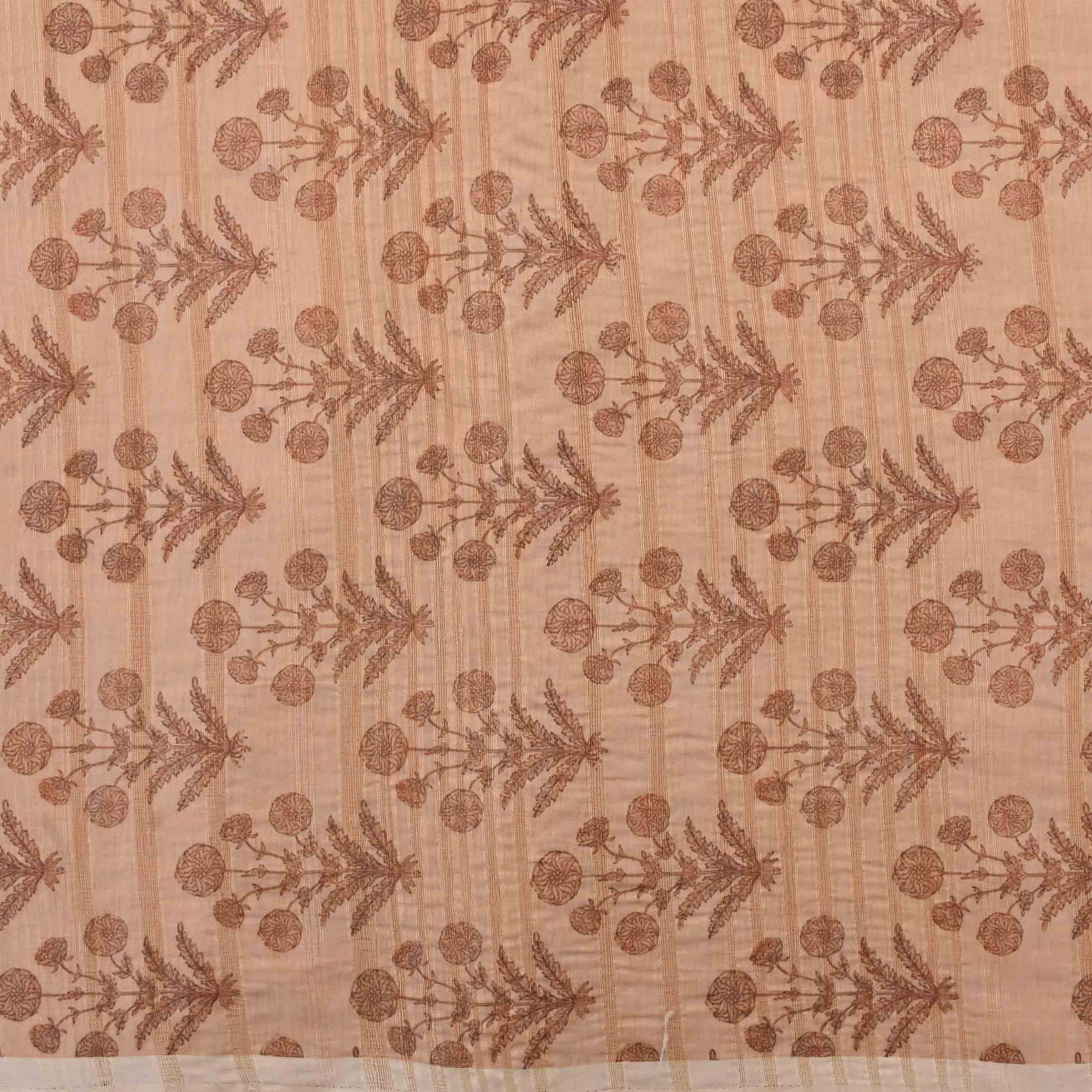 Pastels Floral Printed Silk Fabric