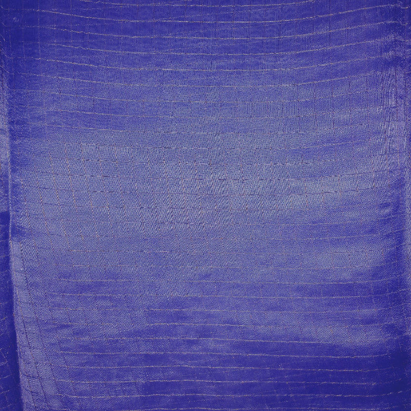 Navy Blue Checkered Fabric