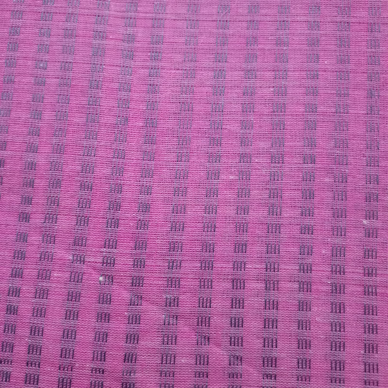 Lilac Purple Textured Cotton Fabric