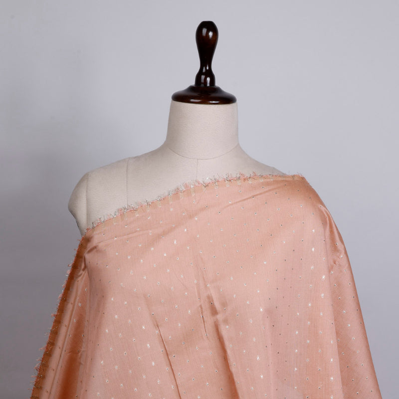 Peach Pink Cotton Fabric