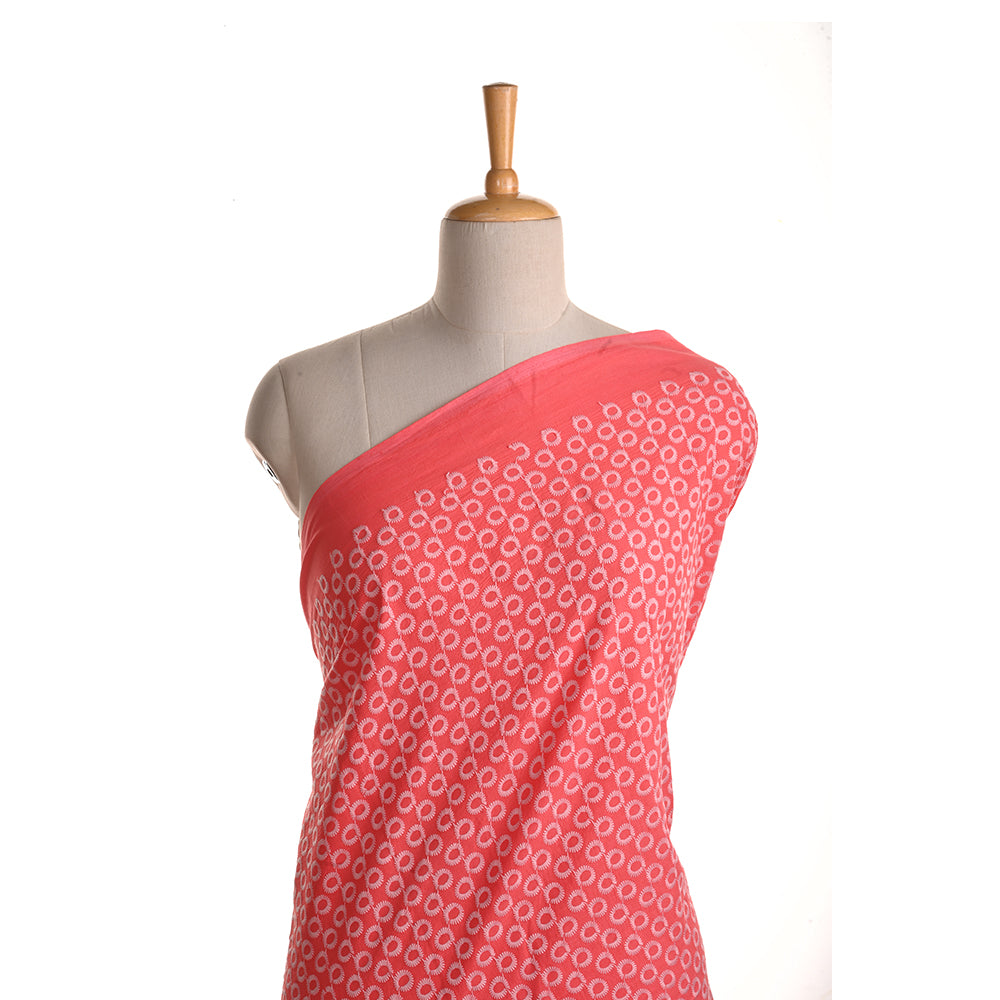 Sun Set Orange Cotton Fabric