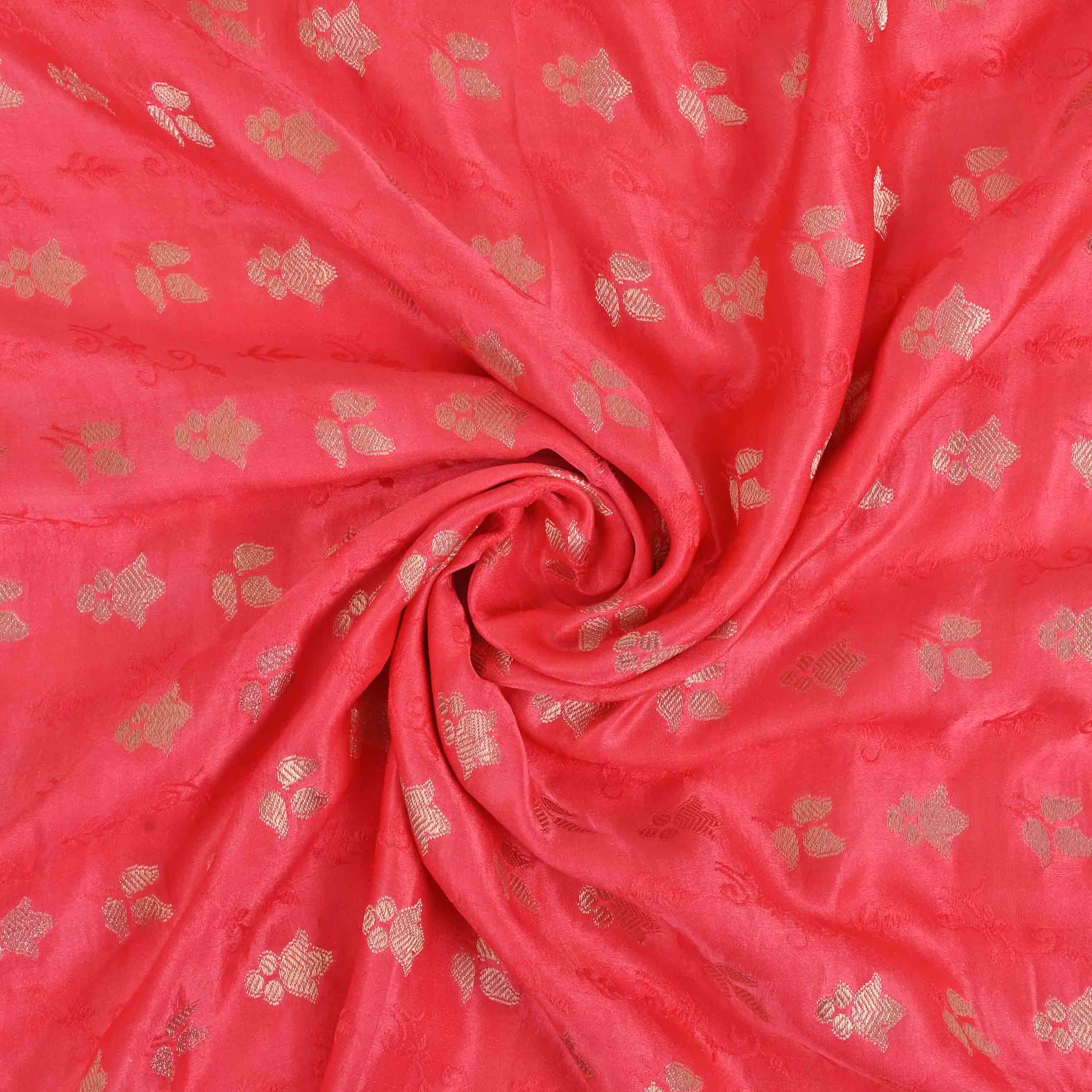 Gorgeous Pink Banarasi Fabric