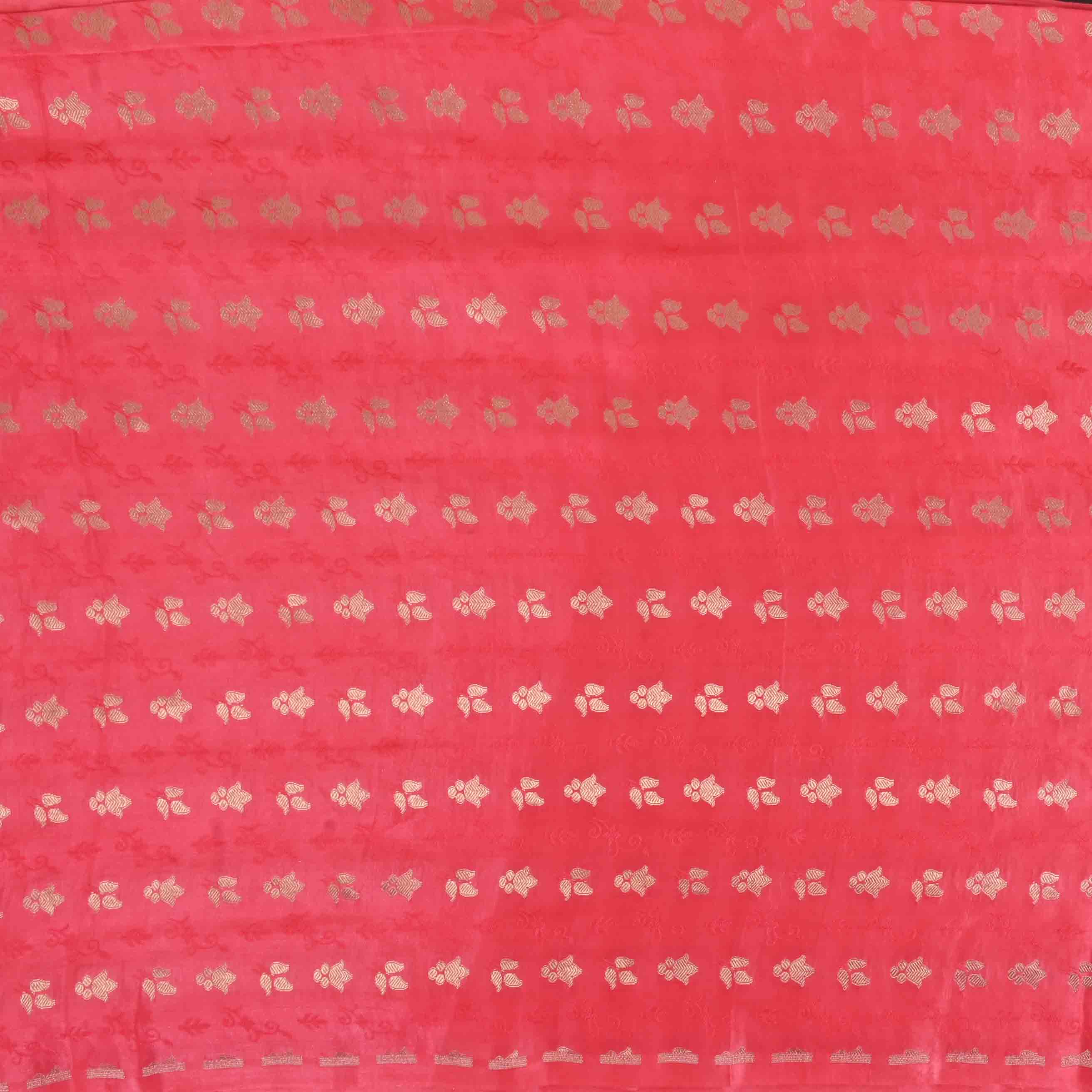 Gorgeous Pink Banarasi Fabric