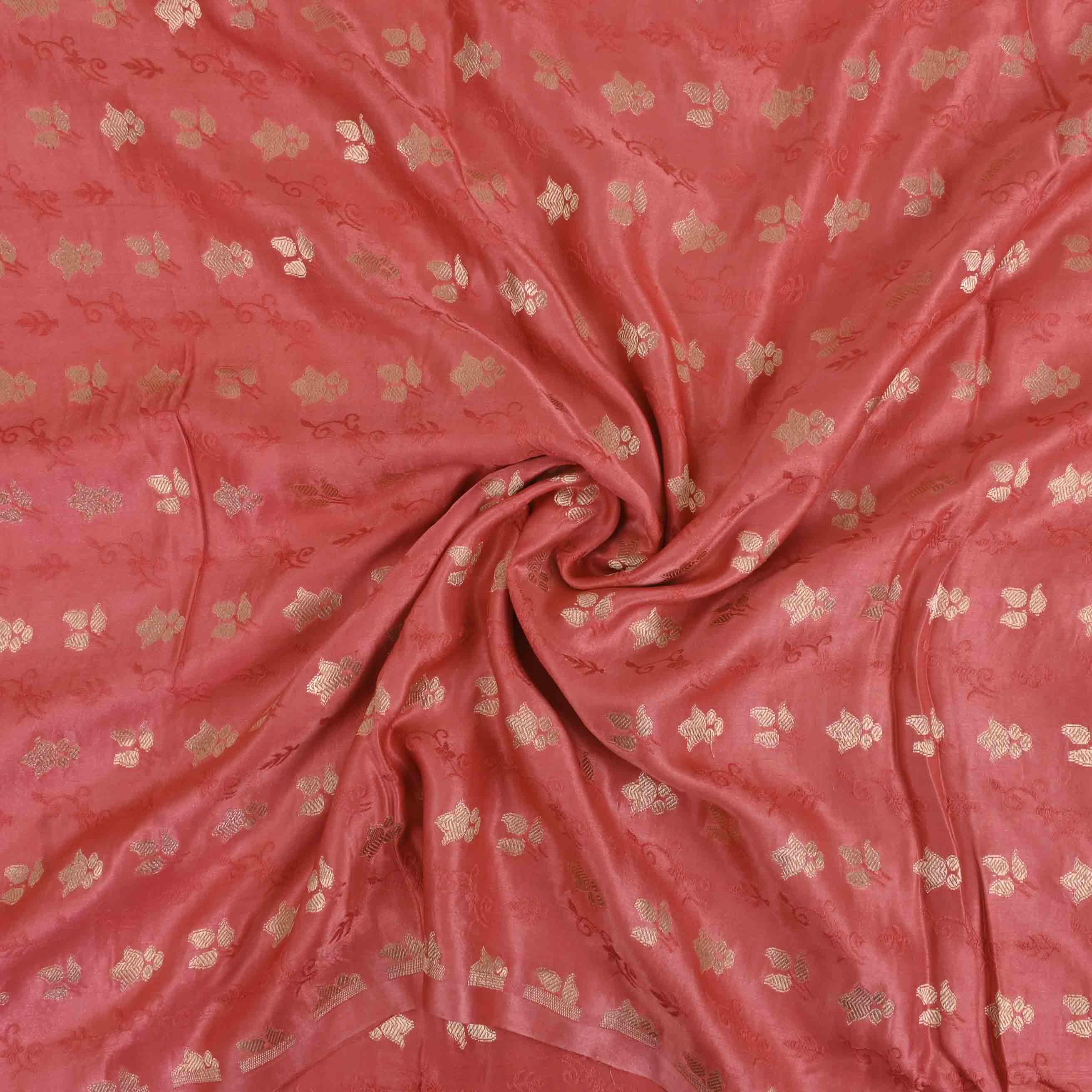 Radiant Pink Banarasi Fabric