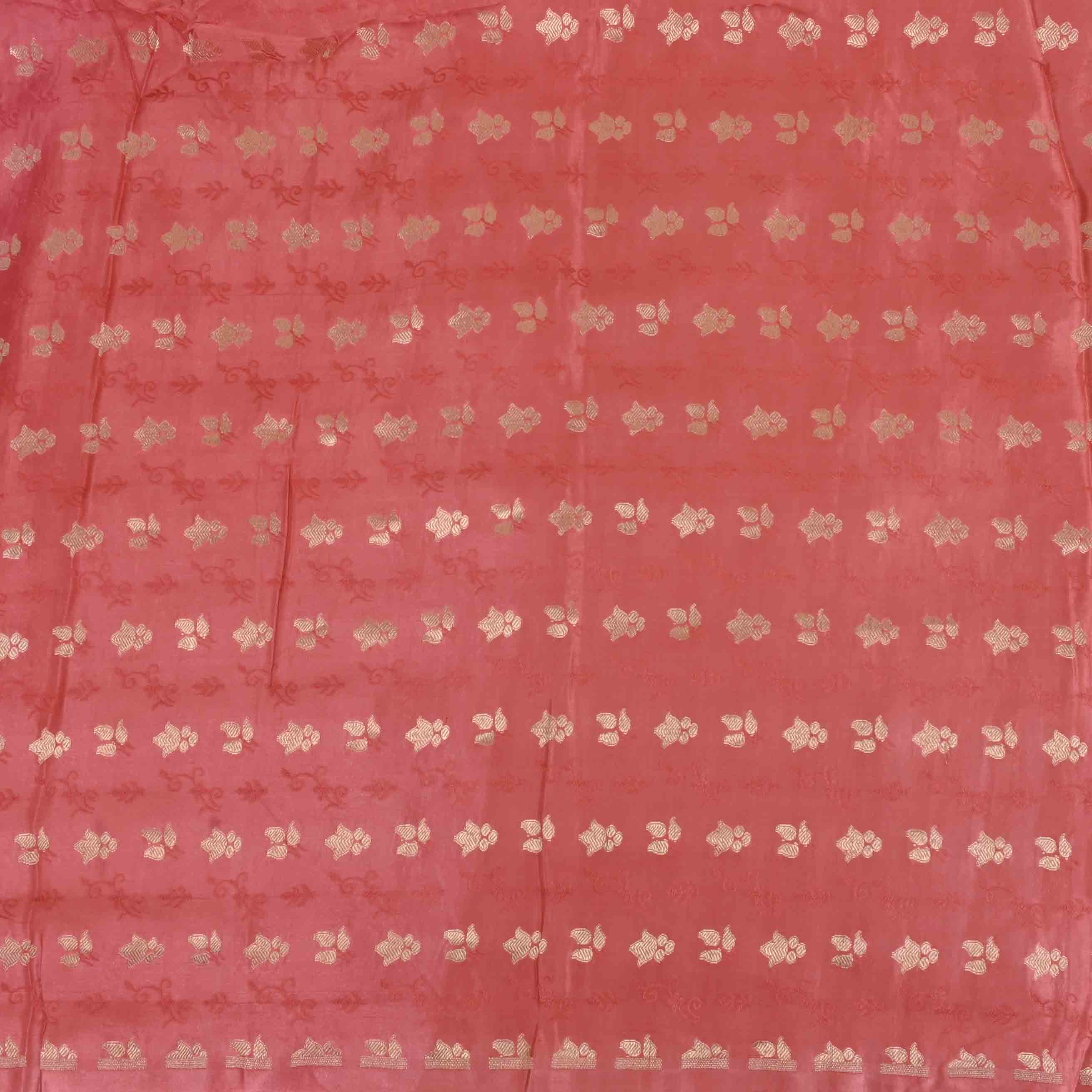 Radiant Pink Banarasi Fabric