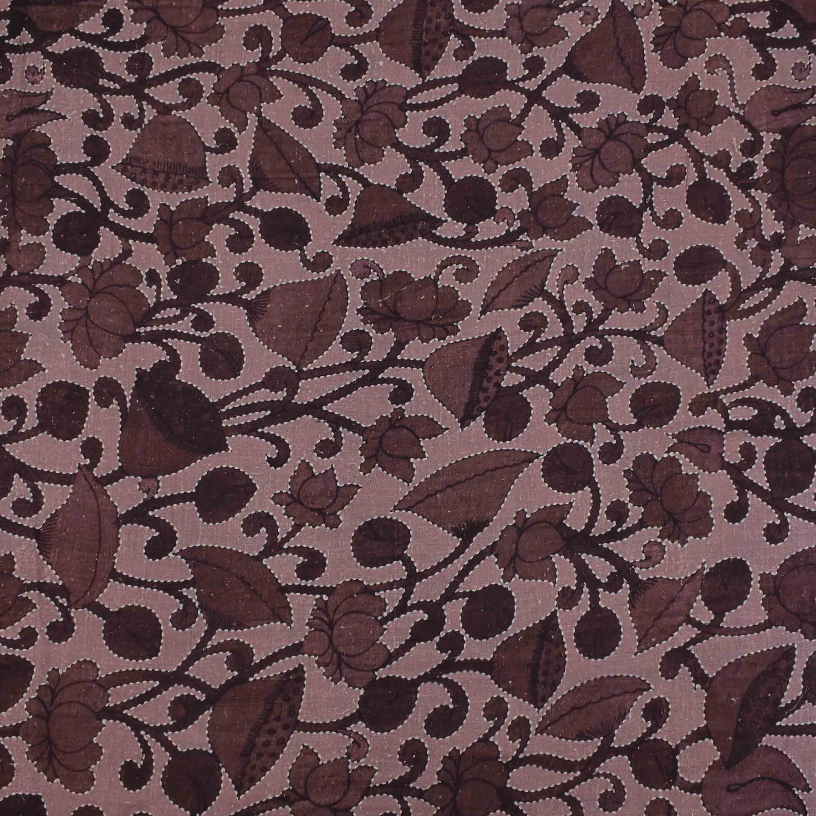 Careys Pink Raw Silk Floral Fabric