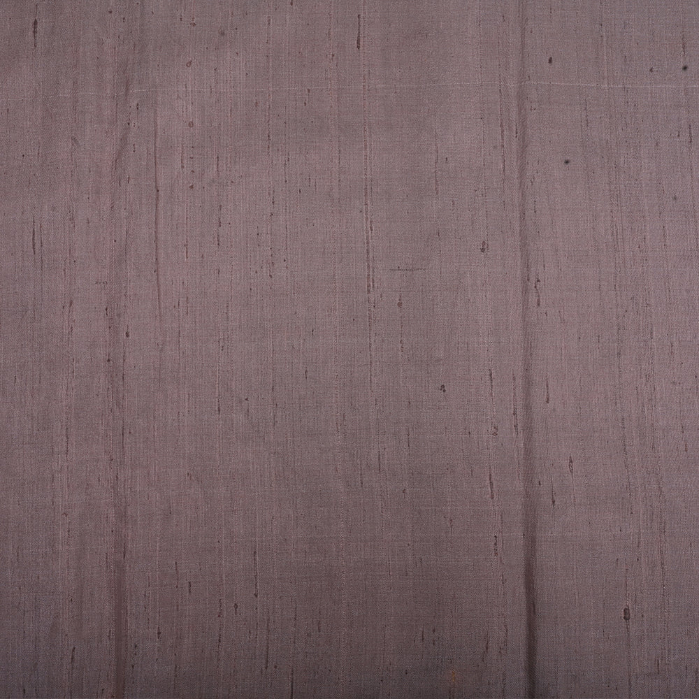 Khaki Brown Raw Silk Fabric