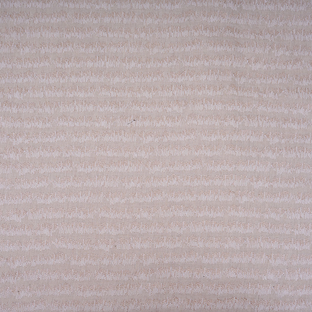 Spanish Cream Moonga Embroidery Fabric