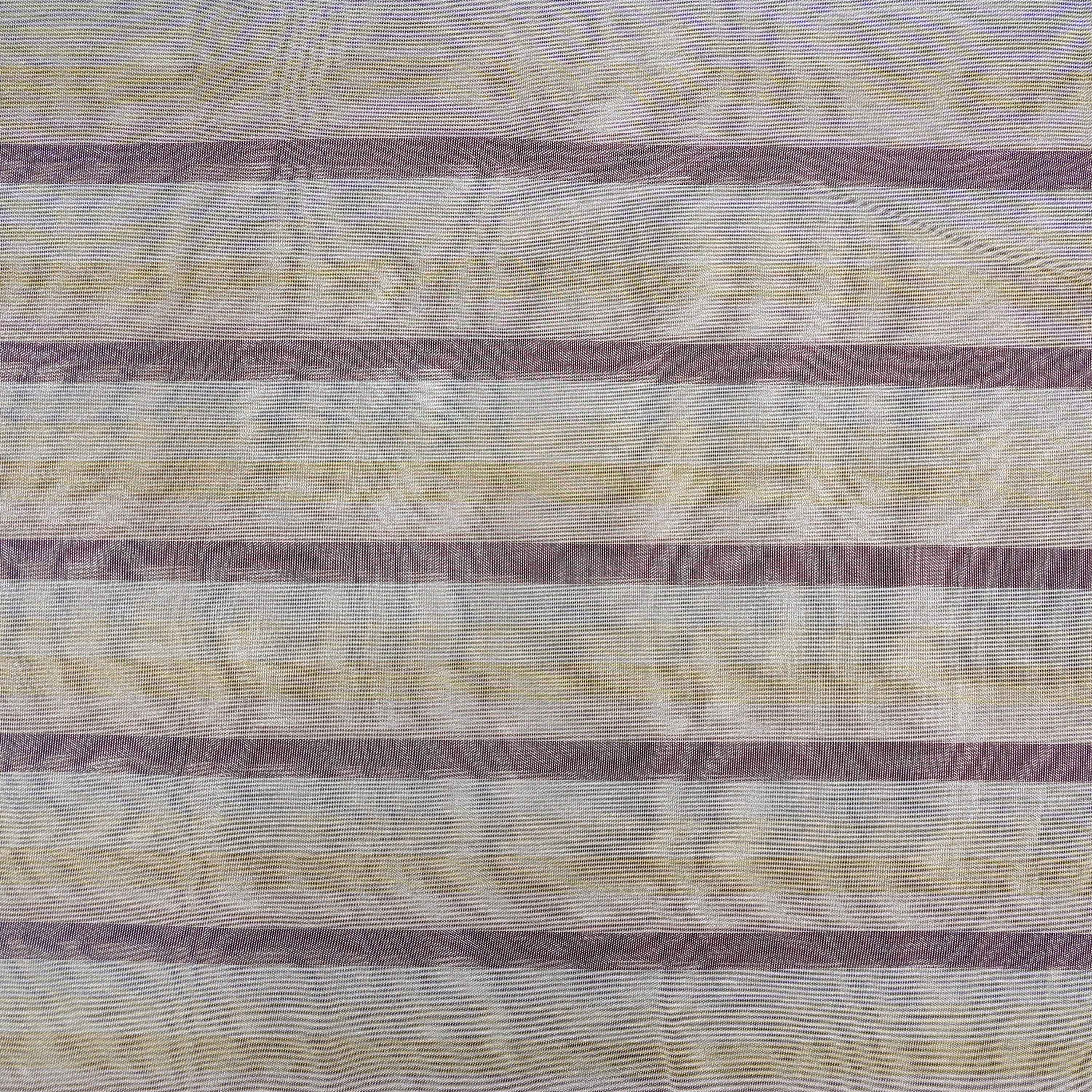 Pastel Earthy Colors Striped Tissue Fabric