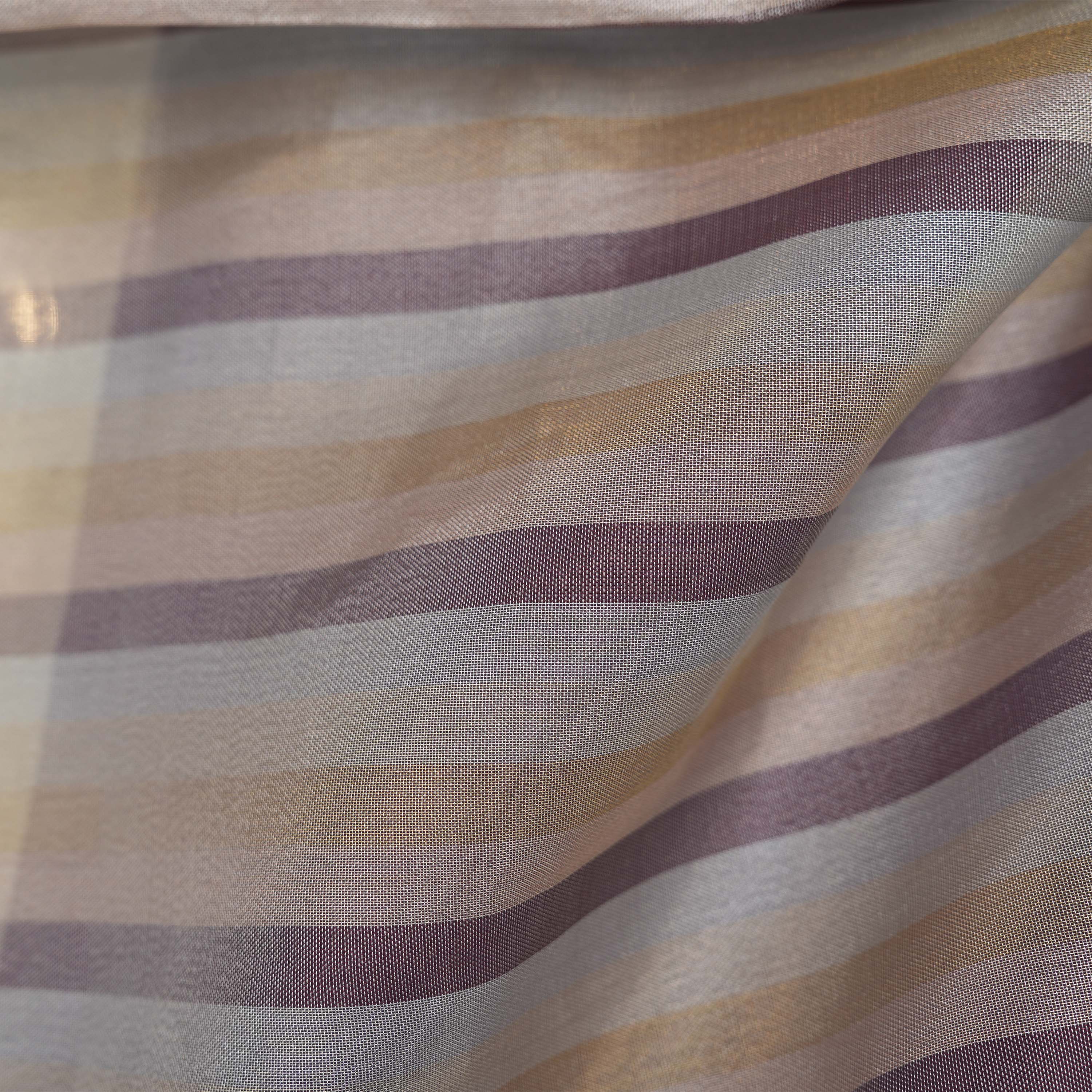 Pastel Earthy Colors Striped Tissue Fabric