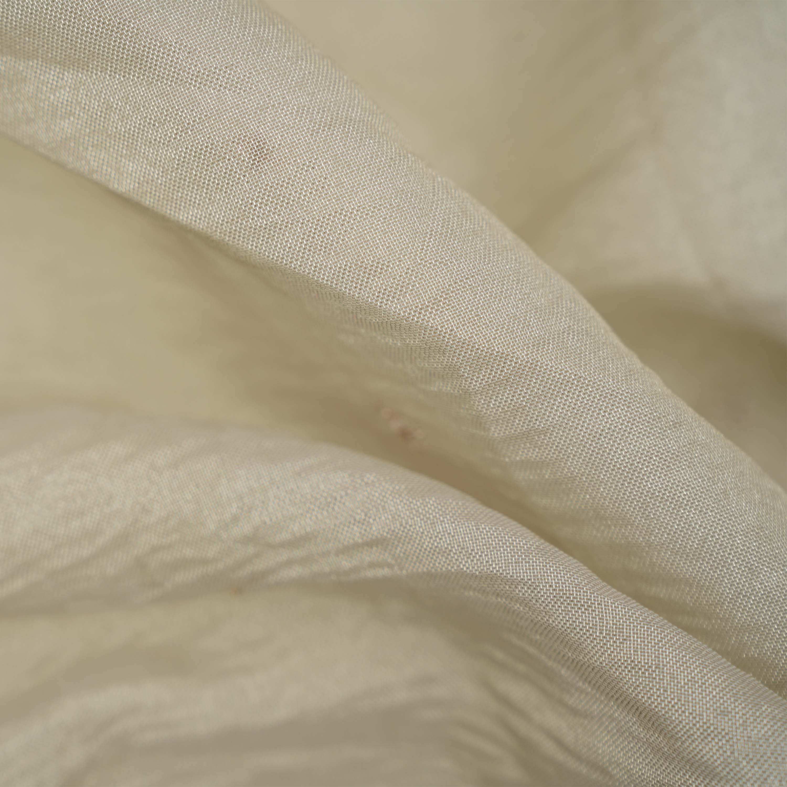 Heather Gray Embroidered Tissue Fabric