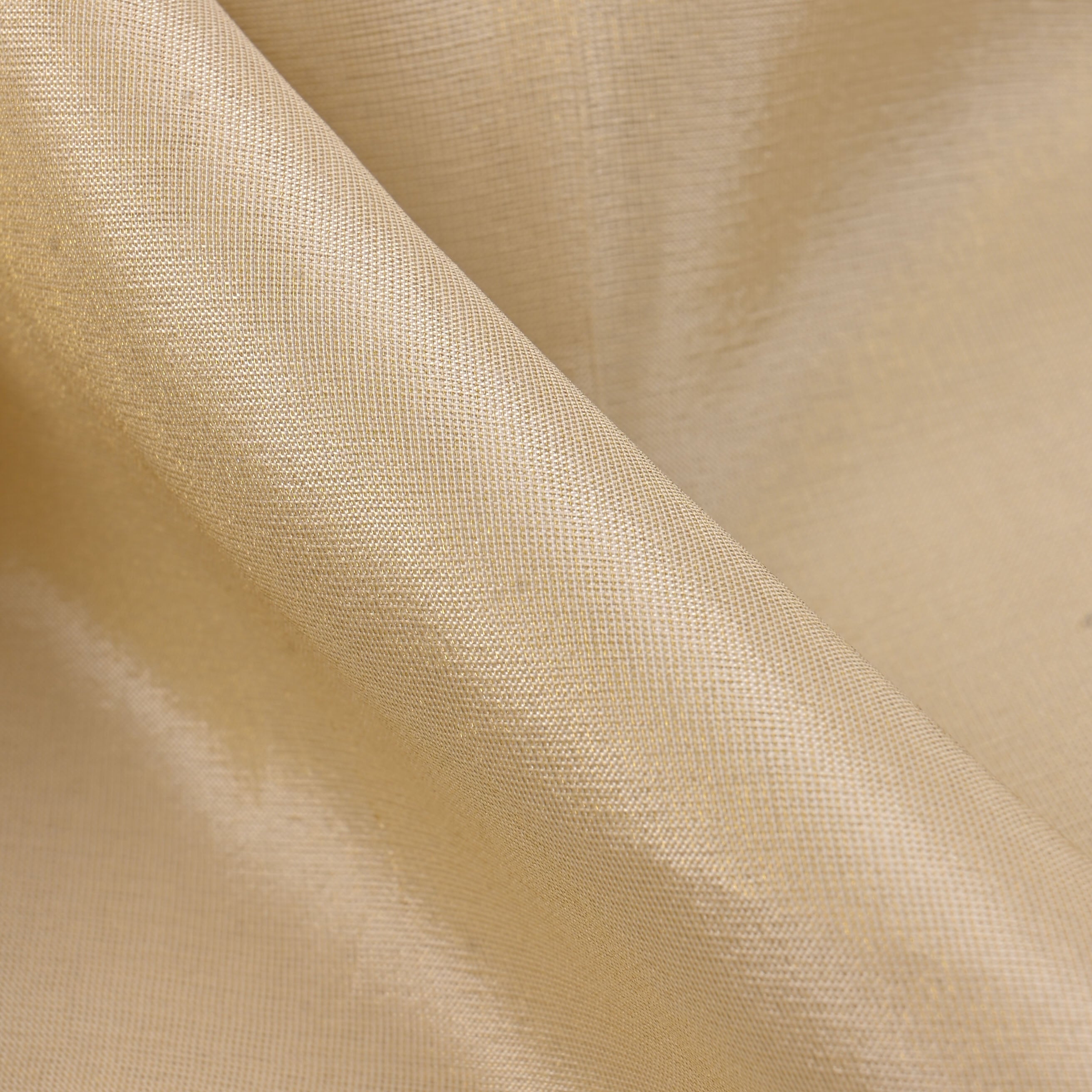 Champagne Gold Two-Tone Tissue Fabric