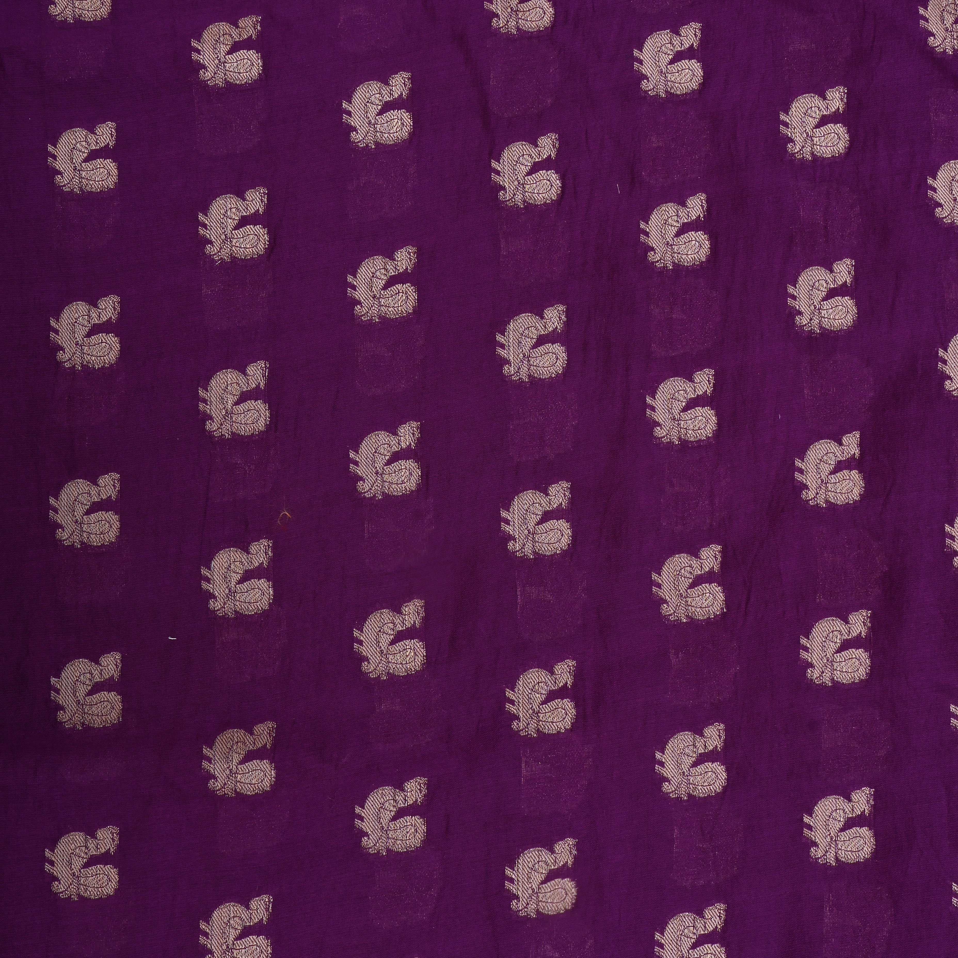 Mulberry Pink Banarasi Fabric With Golden Butti'S