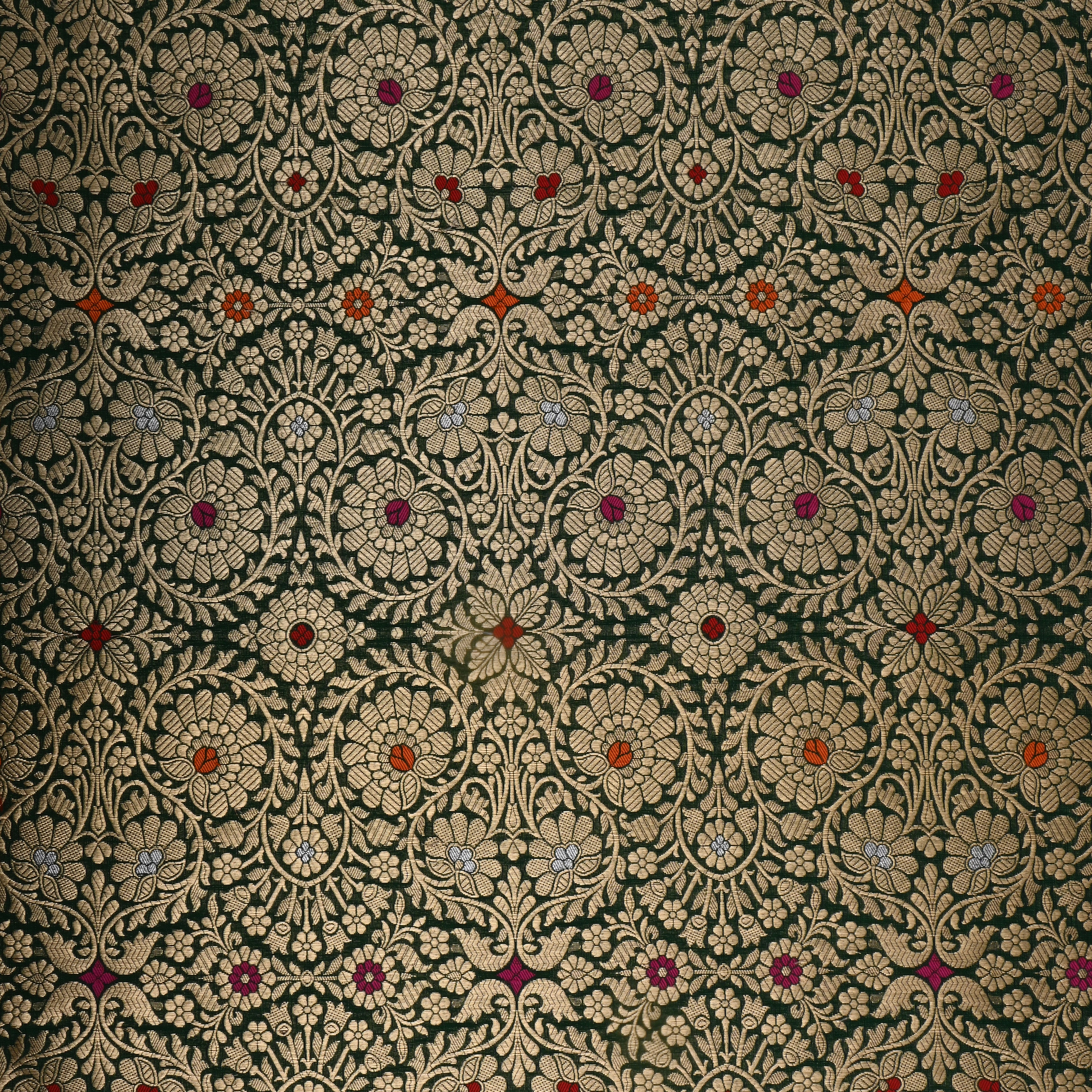 Sea Green Banaras Fabric With Intricate Zari Design