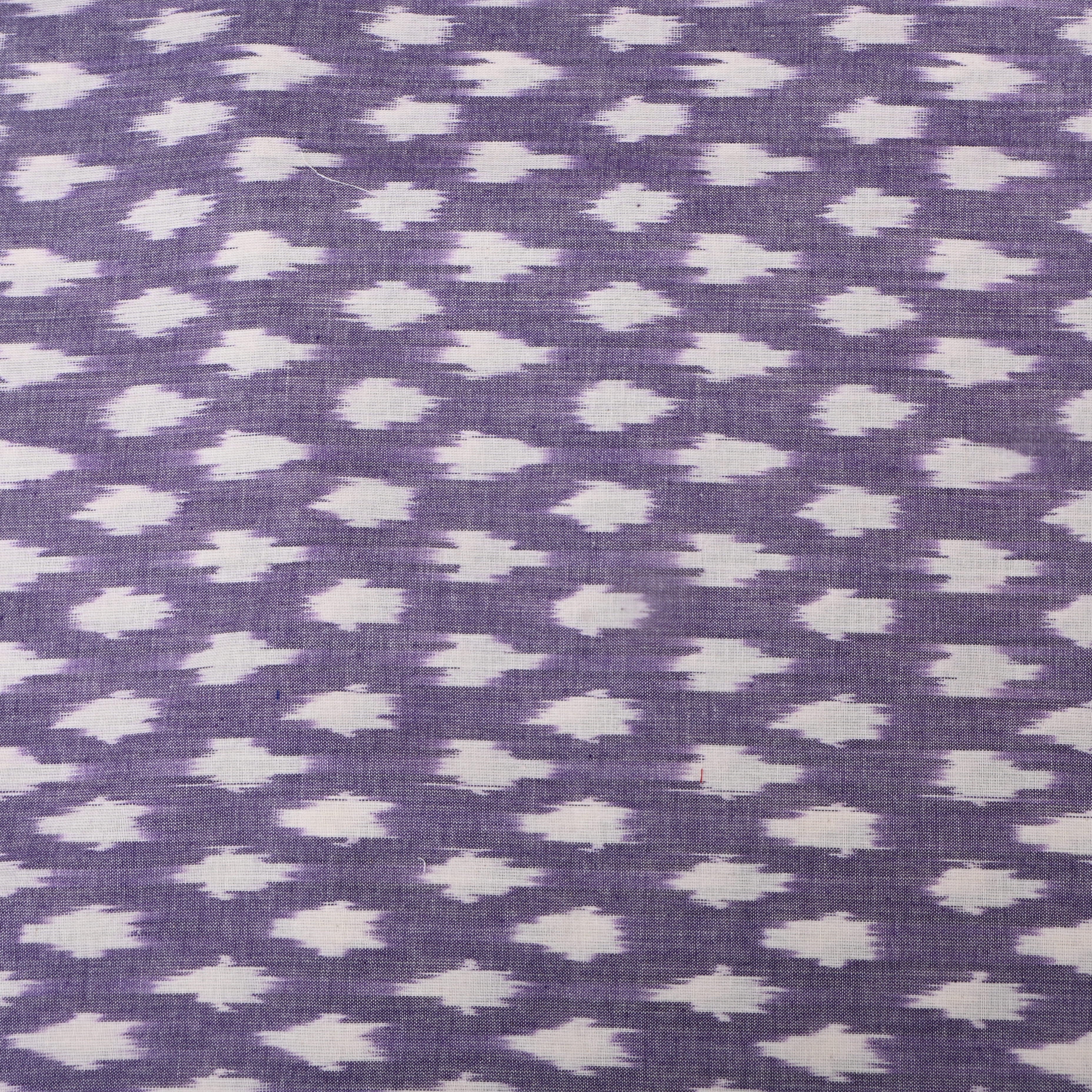 Heather Purple Ikat Cotton Fabric