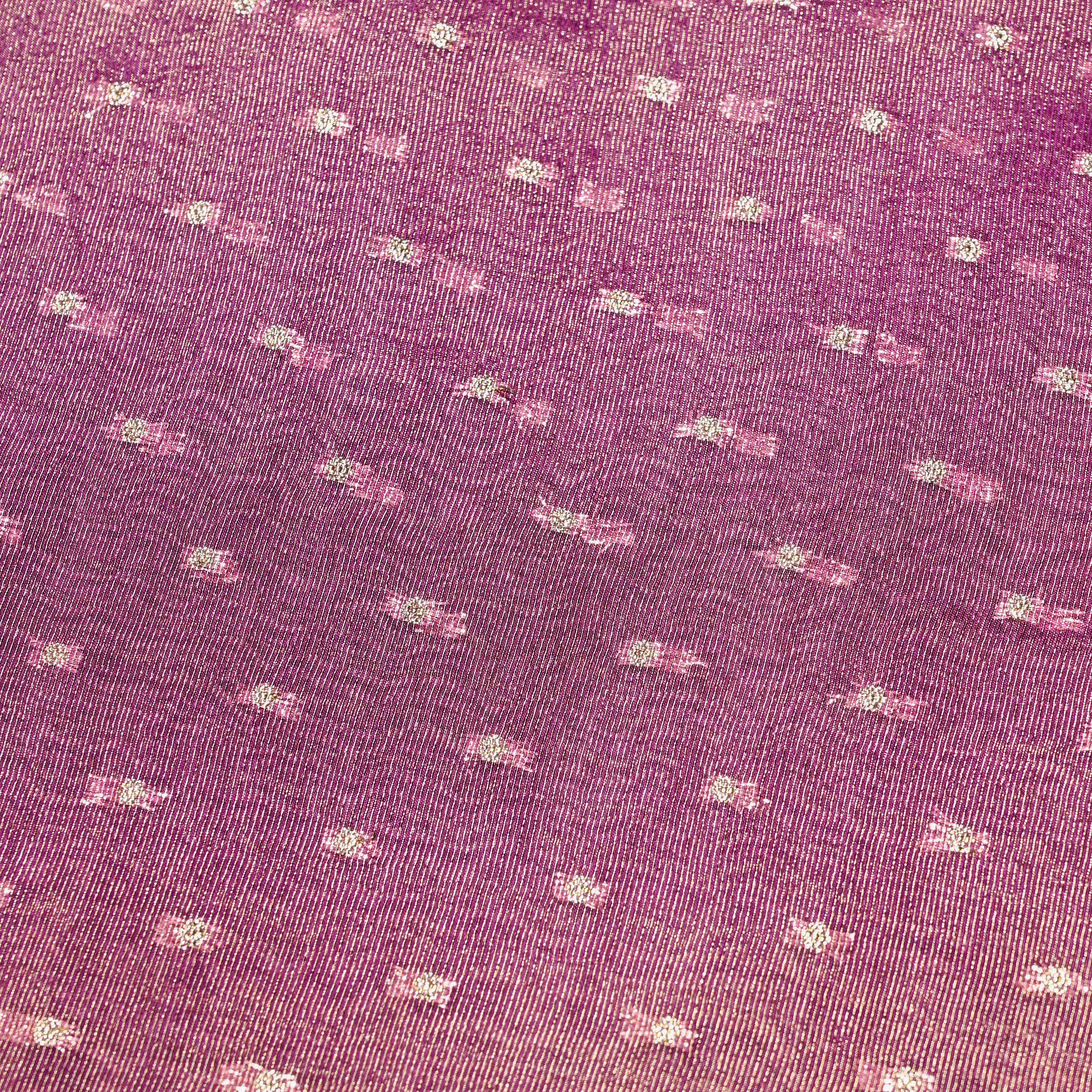 Onion Pink Banaras Fabric