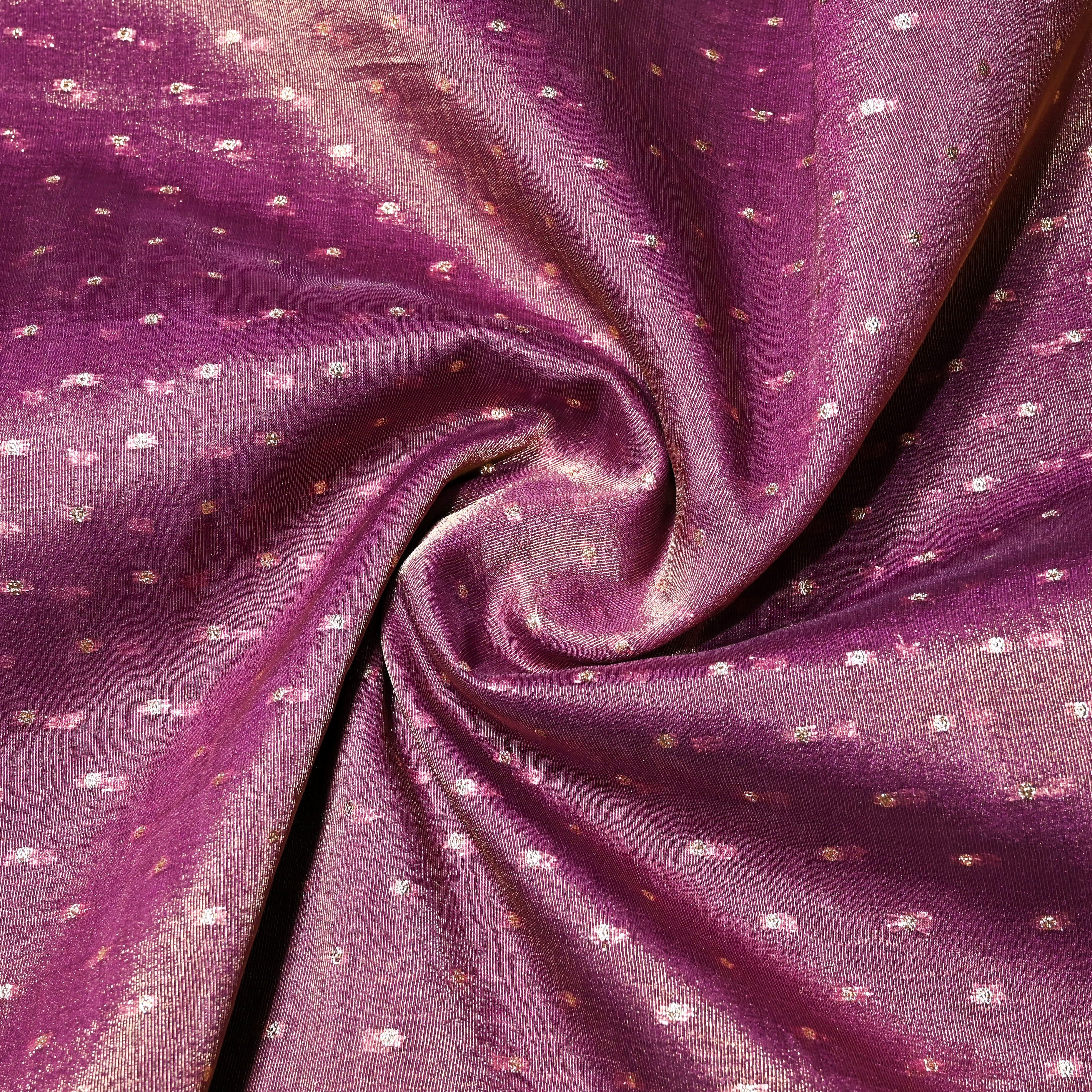 Onion Pink Banaras Fabric