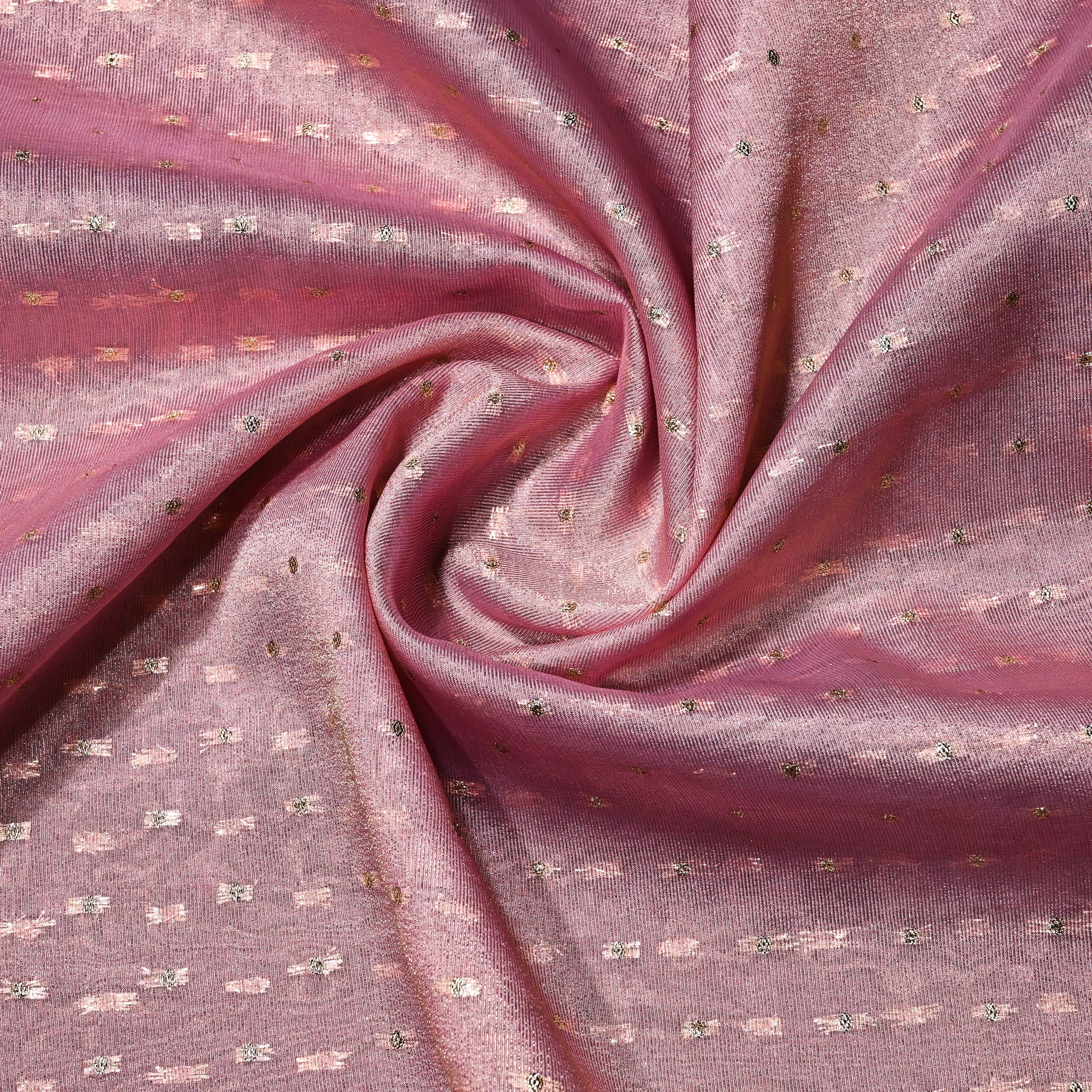 Dusty Pink Banaras Fabric
