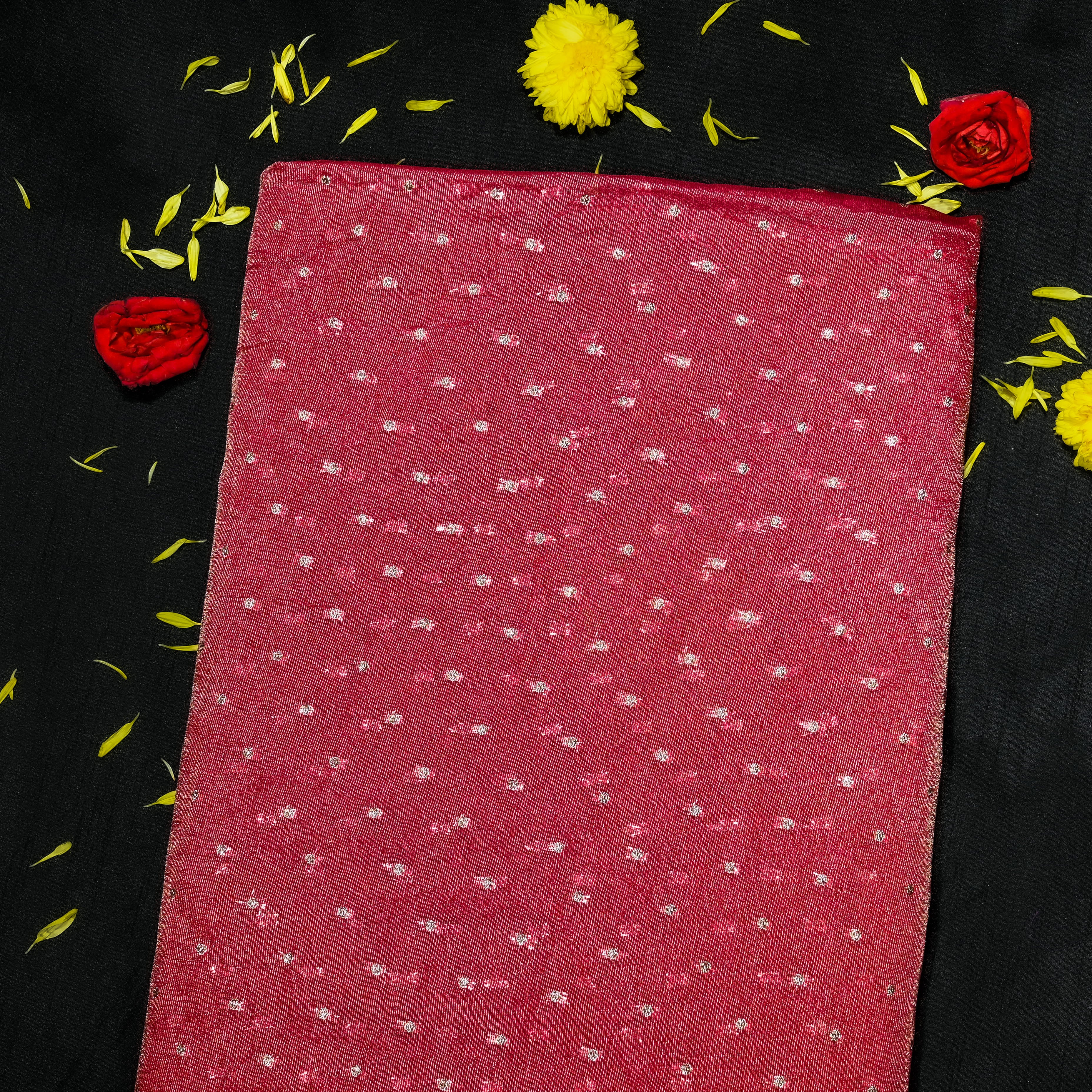 Strayberry Pink Banaras Fabric