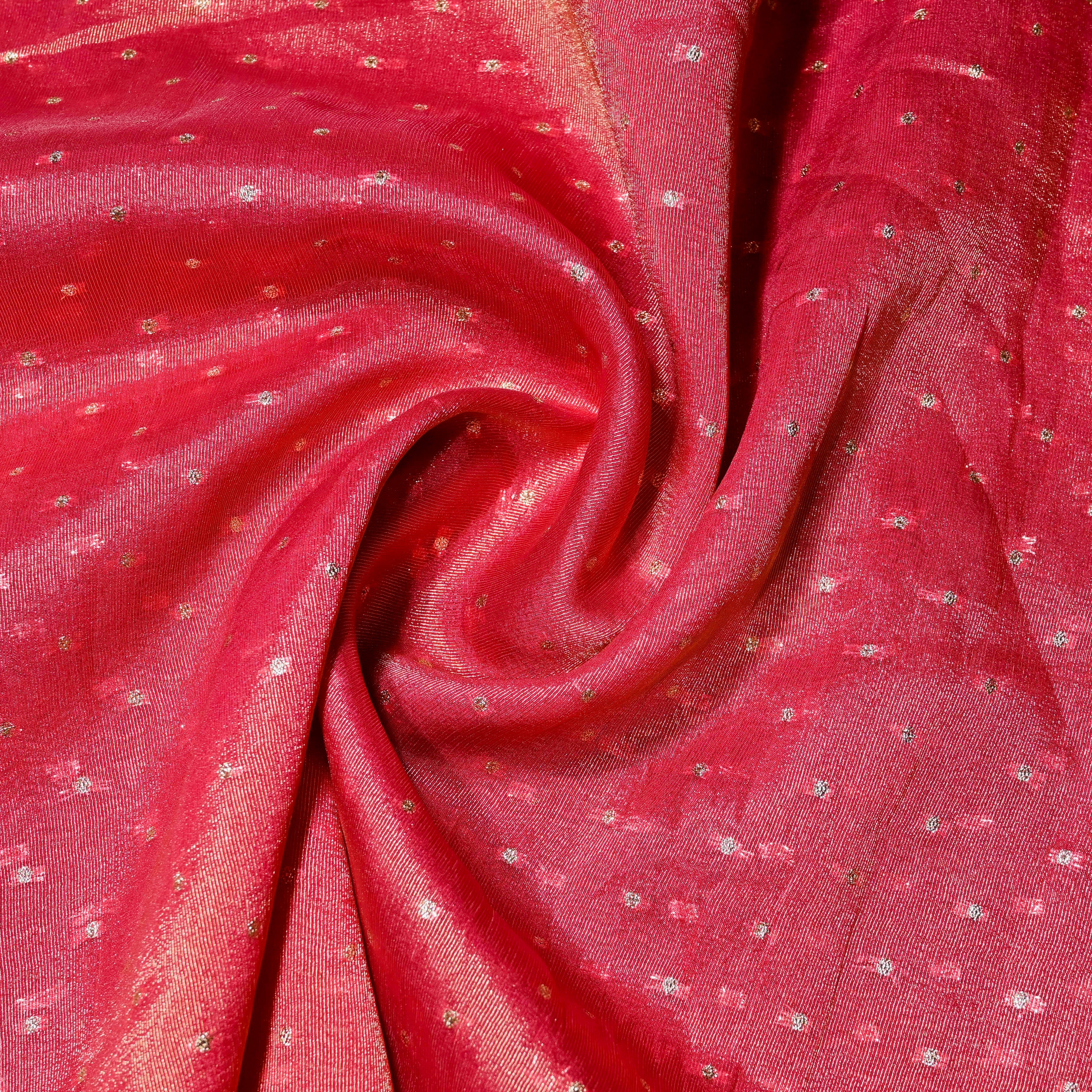 Strayberry Pink Banaras Fabric