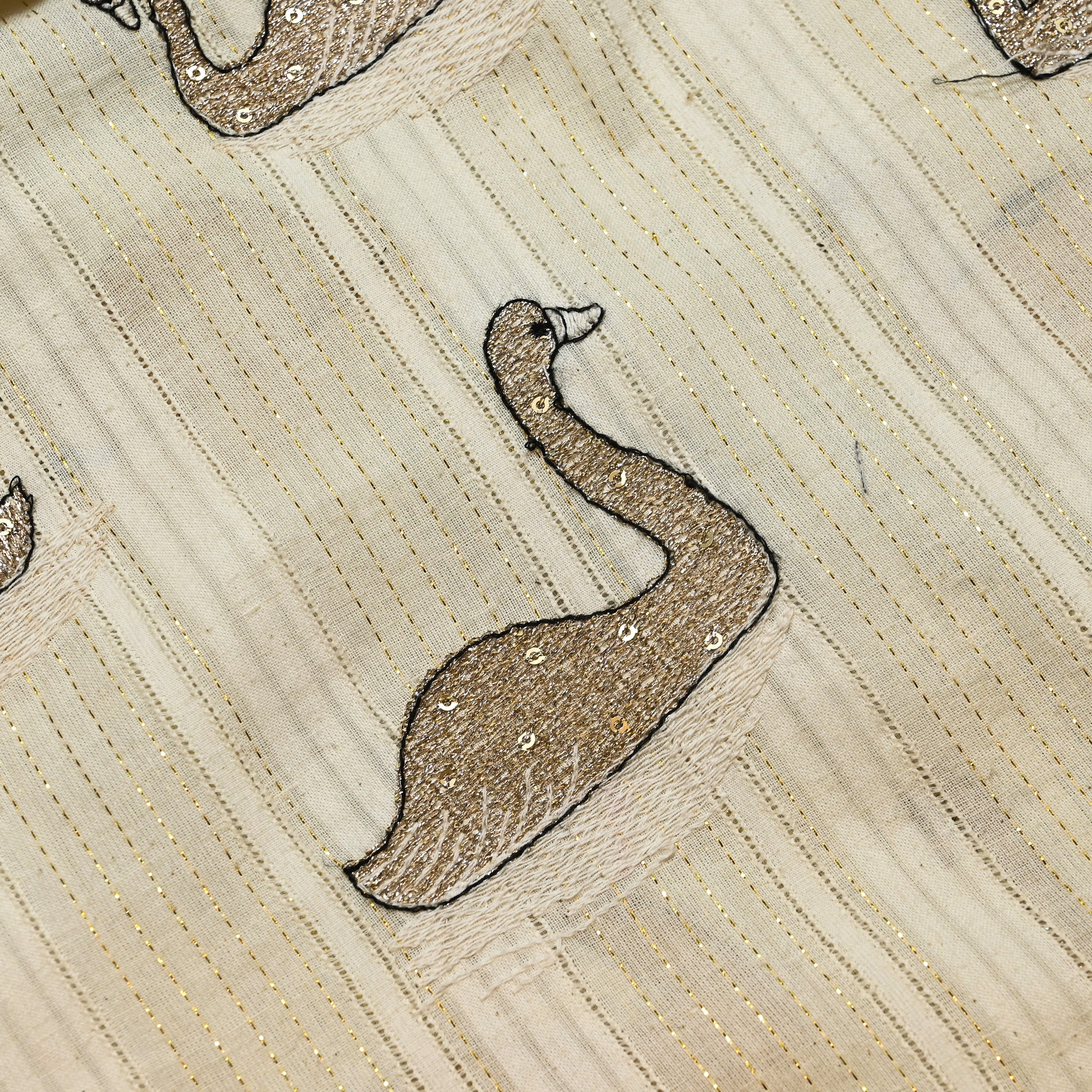 Off- White Cotton Fabric