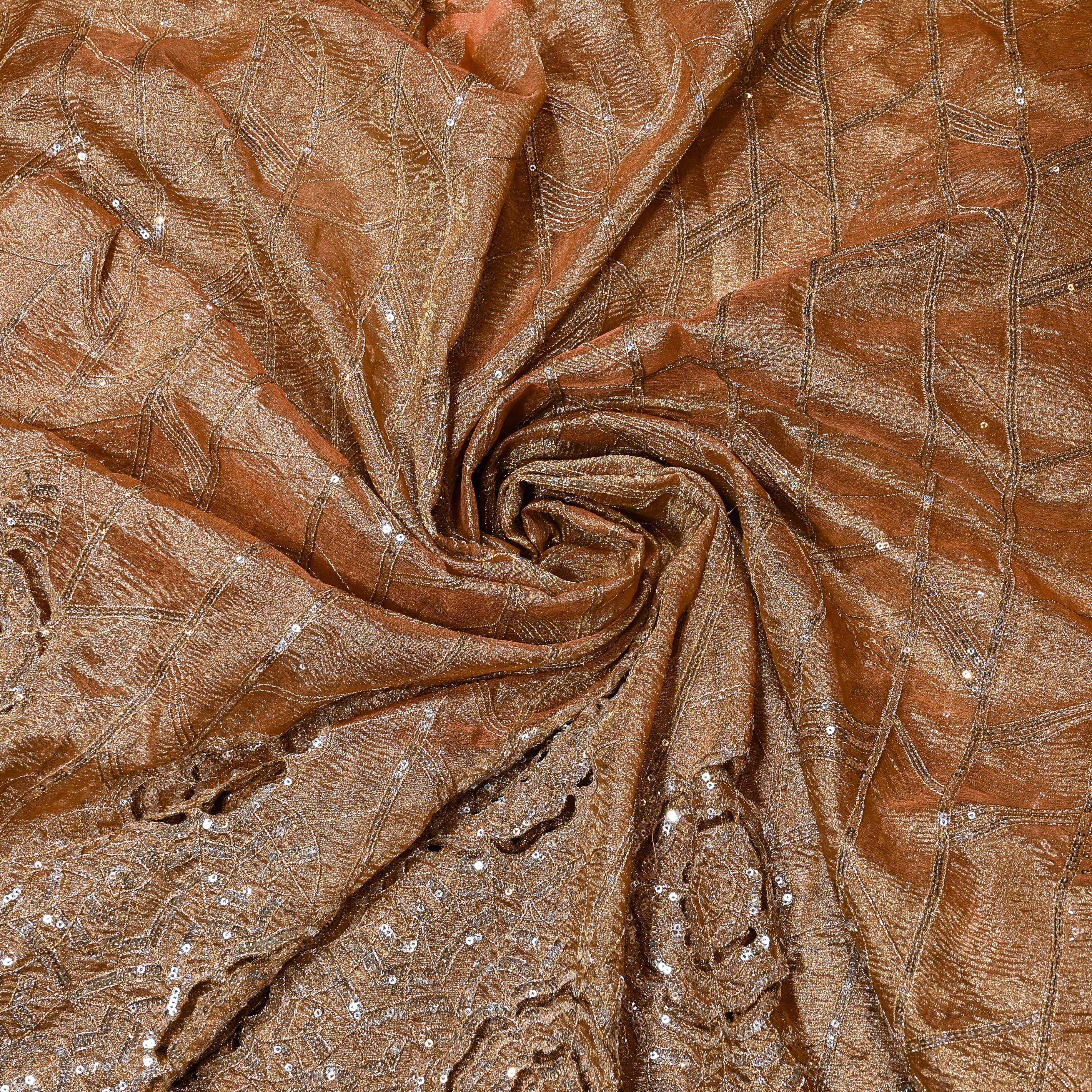 Tan Brown Tissue Fabrics