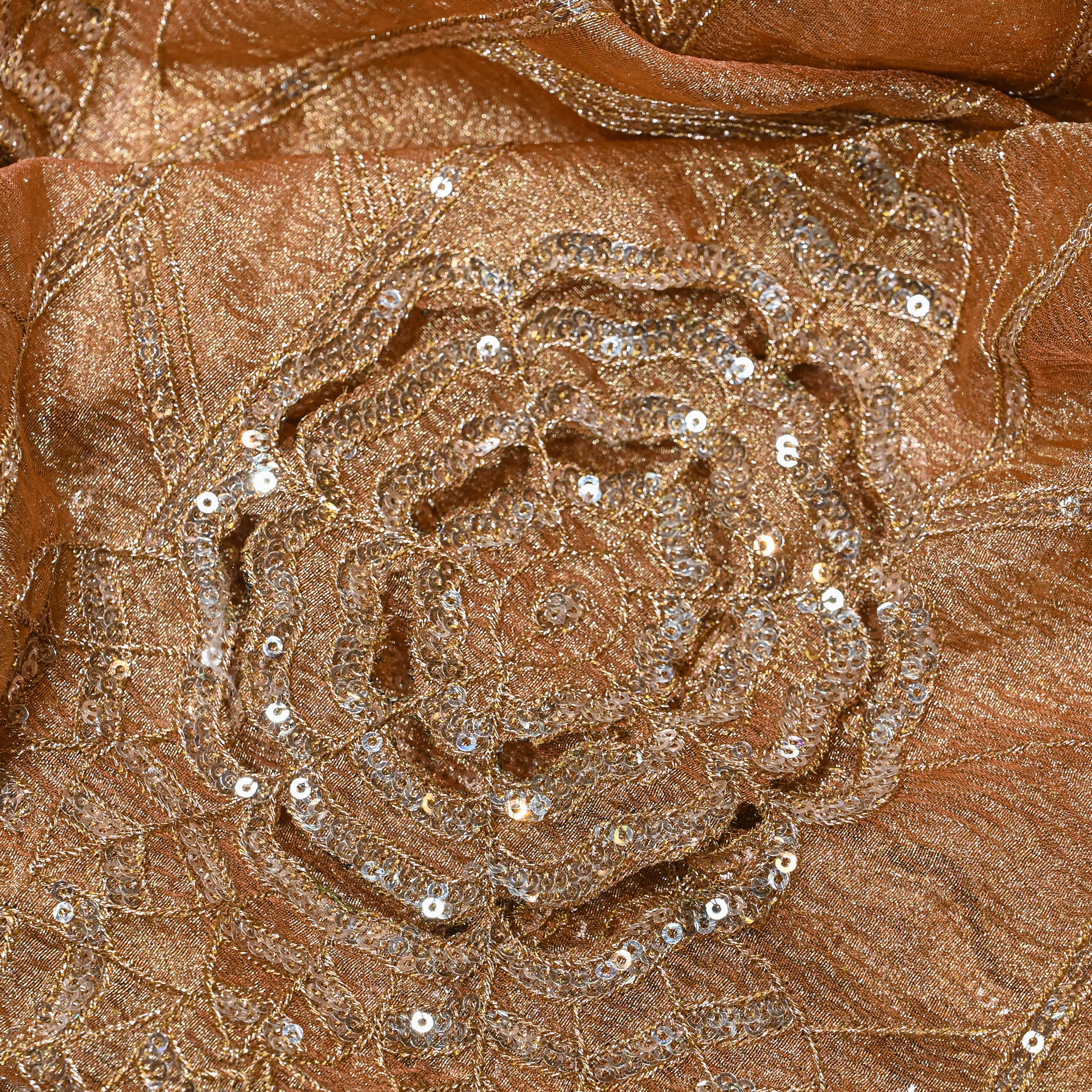 Tan Brown Tissue Fabrics