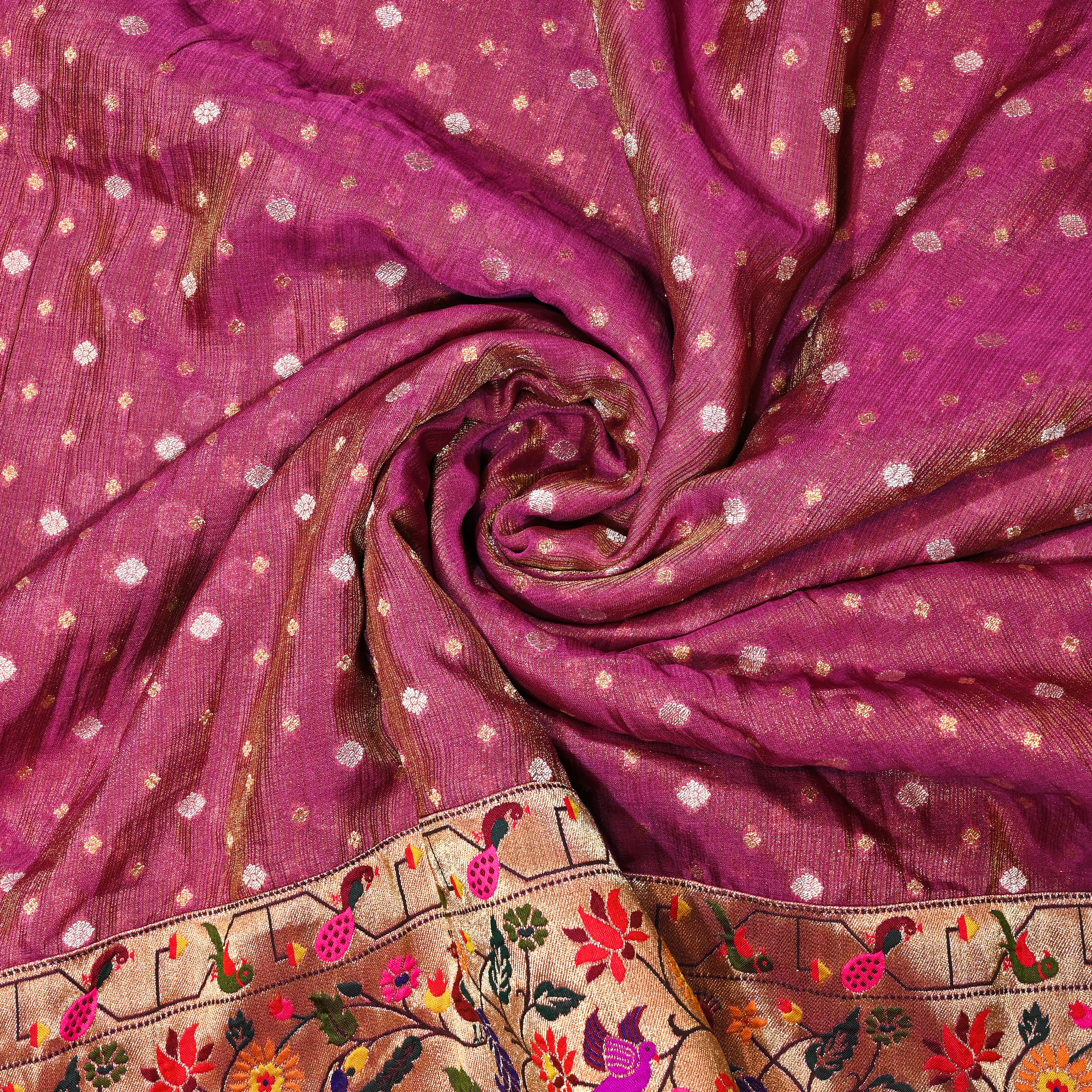 Thulian Pink Tissue Fabric
