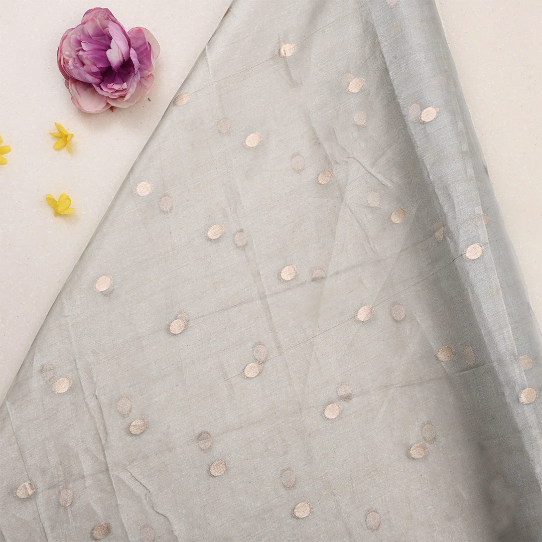 Silver Chalice Tissue Butti'S Fabric