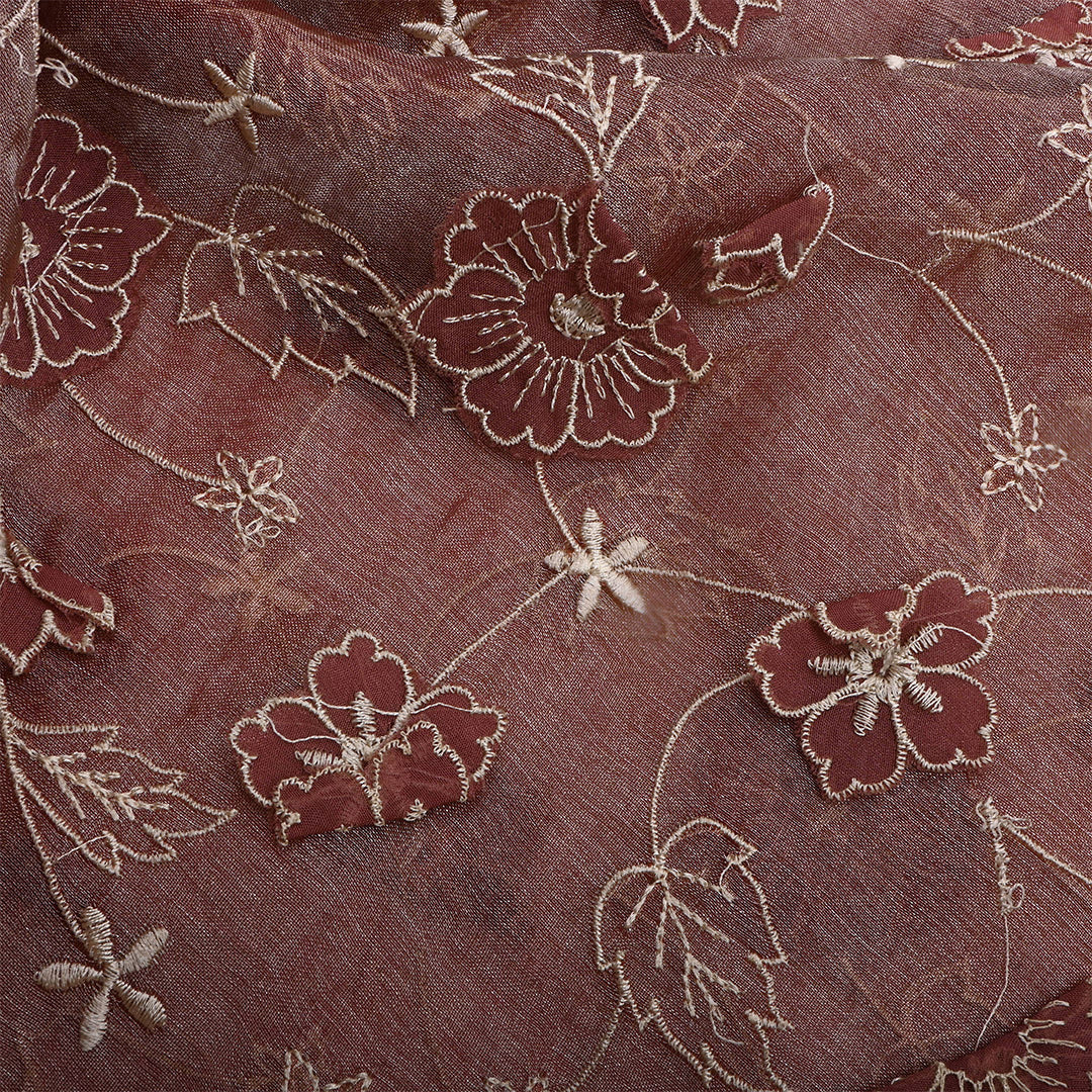 Chili Oil Tissue Patchwork Fabric