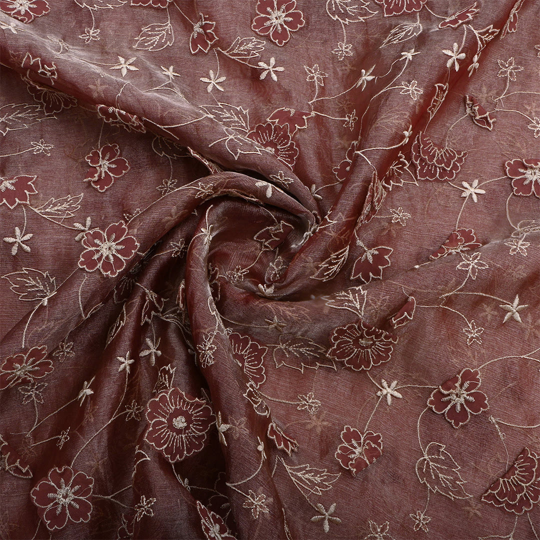 Chili Oil Tissue Patchwork Fabric