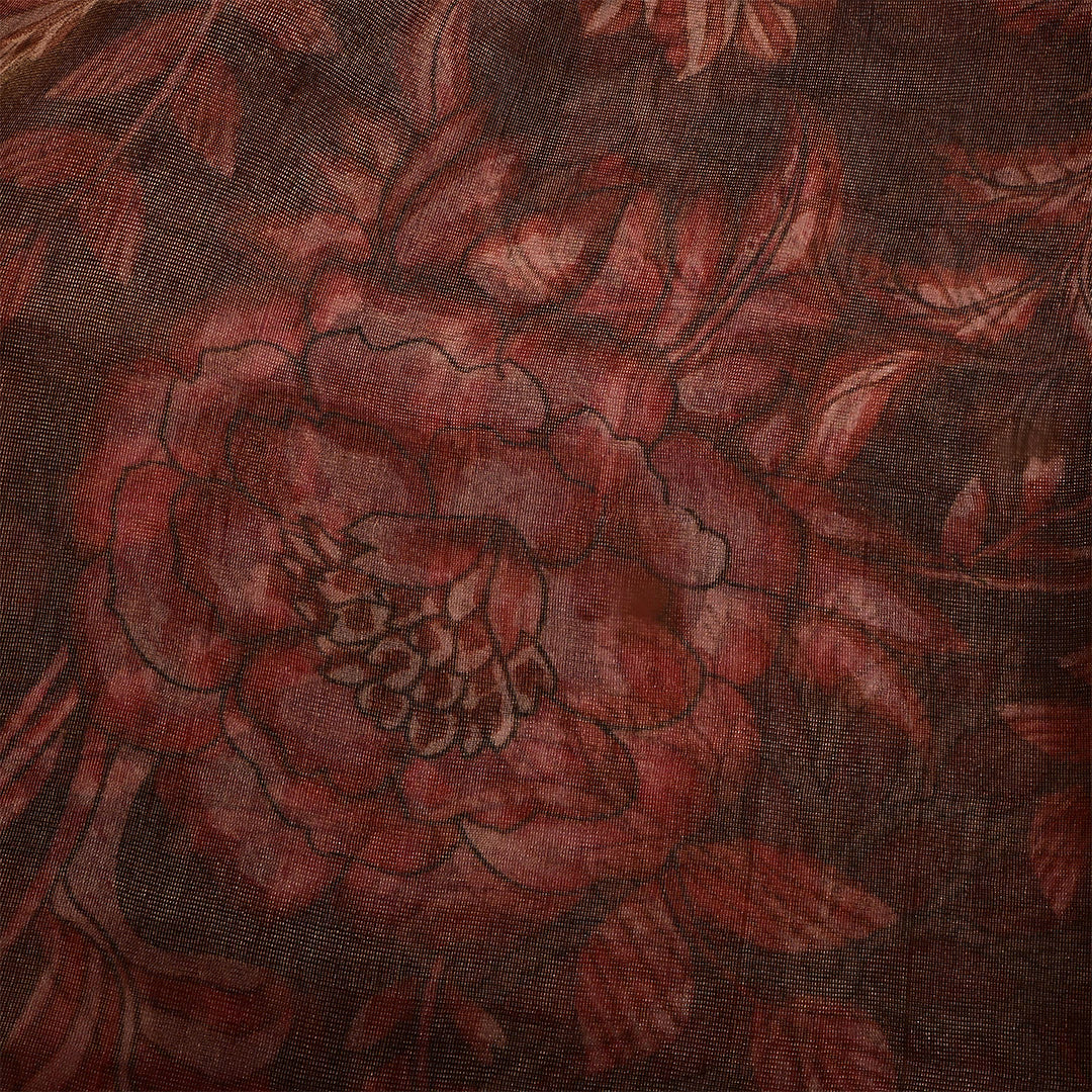 Irish Coffee Tissue Printed Fabric