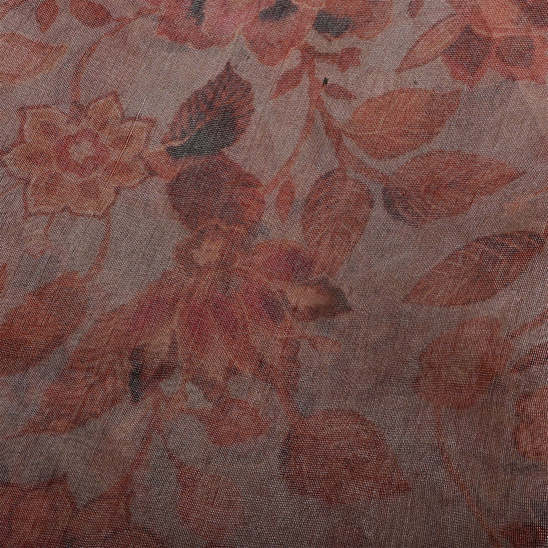 Light Grey Tissue Printed Fabric