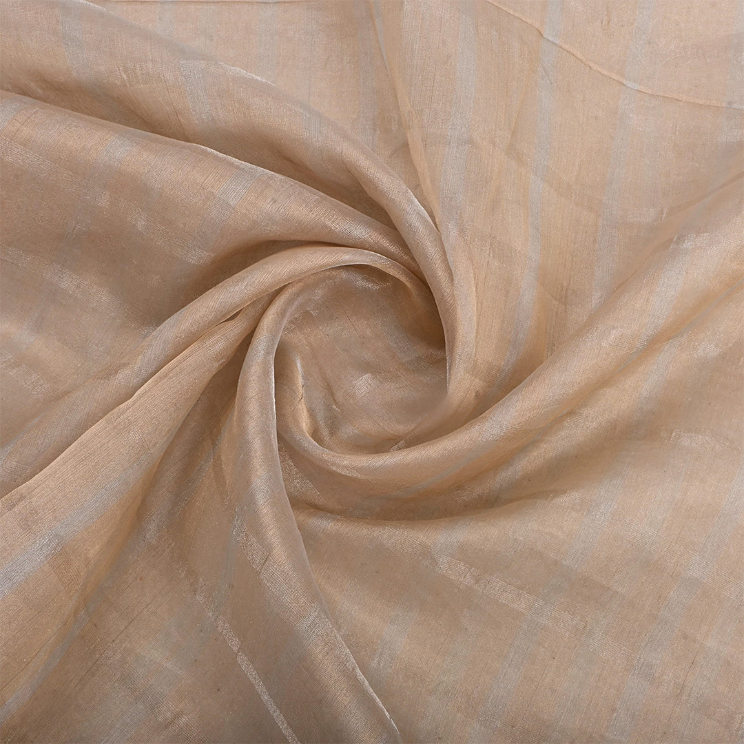 Light Gold Checks Pattern Fabric