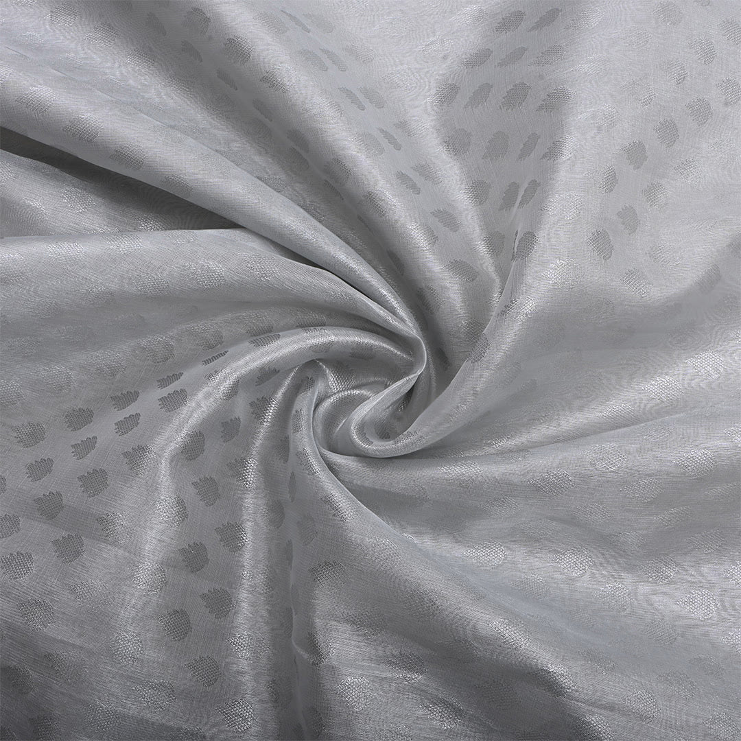 Silver Tissue Woven Fabric