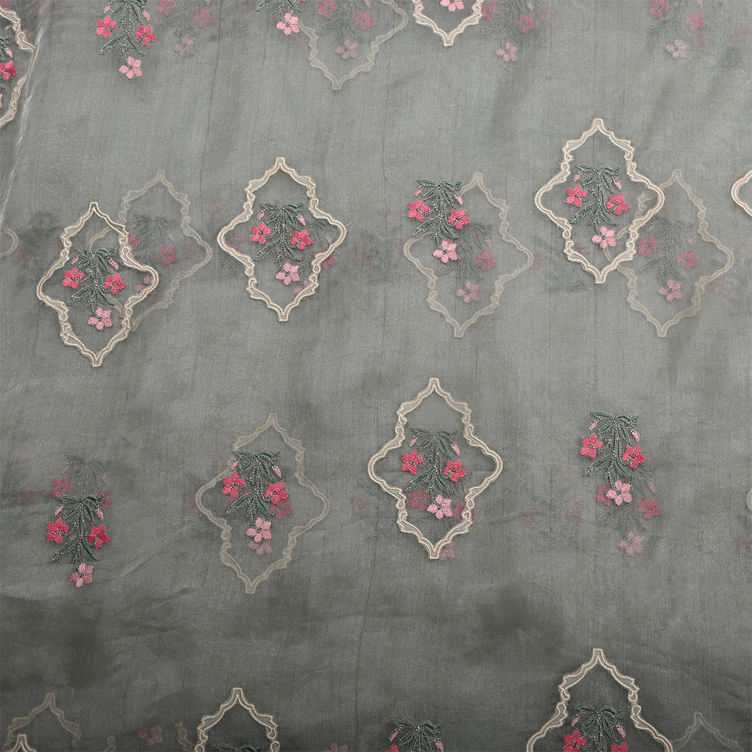 Philippine Silver Tissue Patch Work Fabric