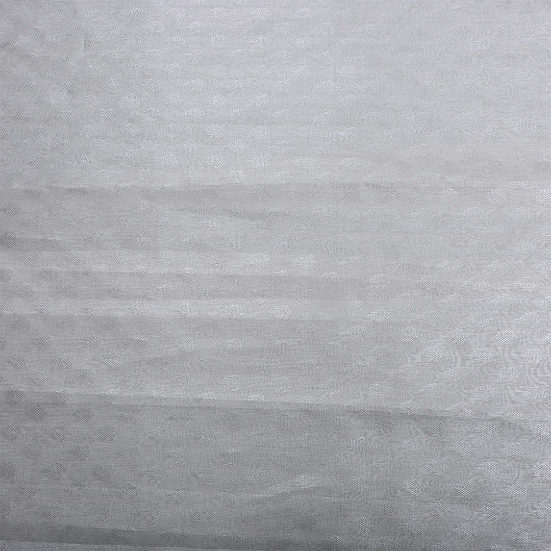 Silver Tissue Woven Fabric