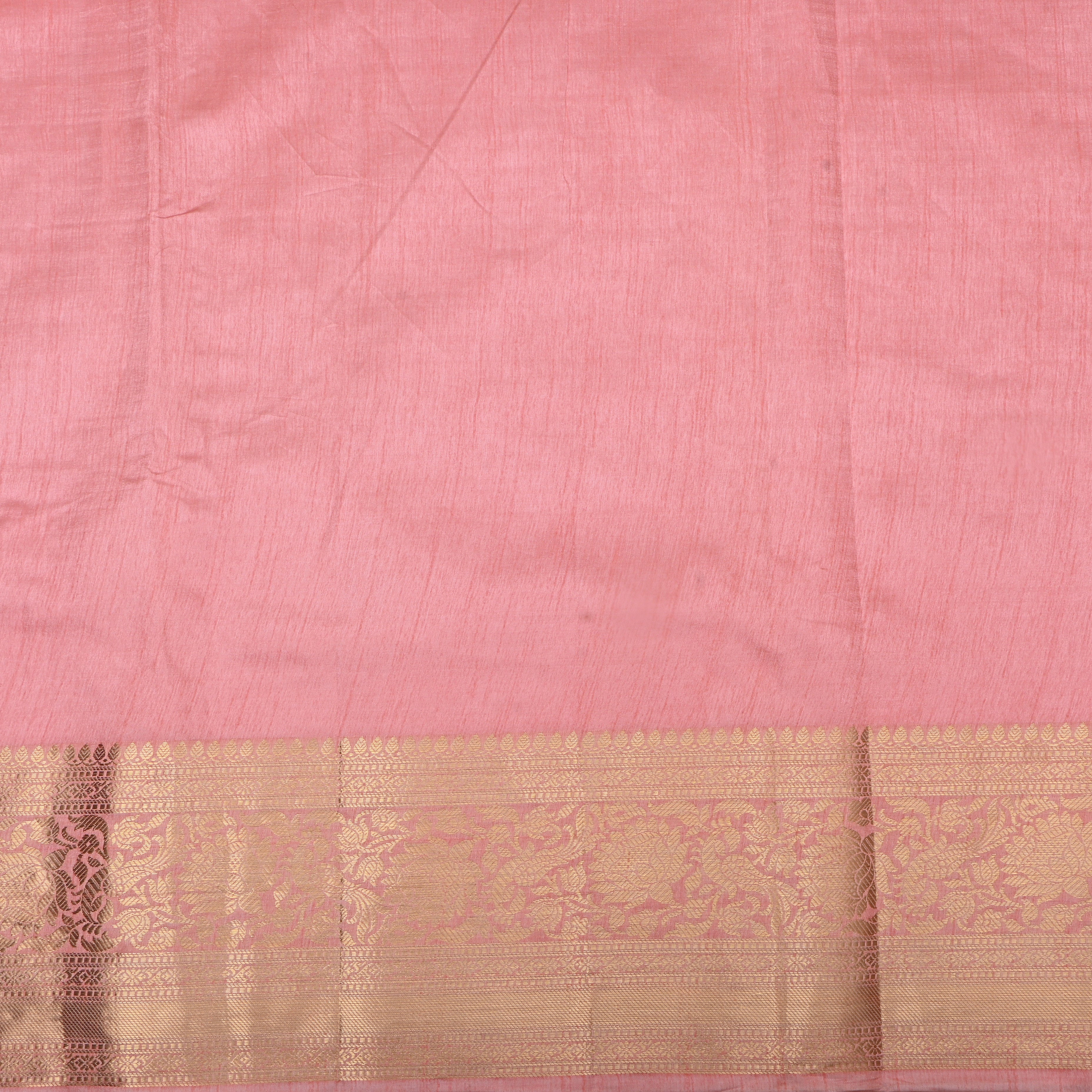 Soft Pink Solid Jamawar Silk Fabric
